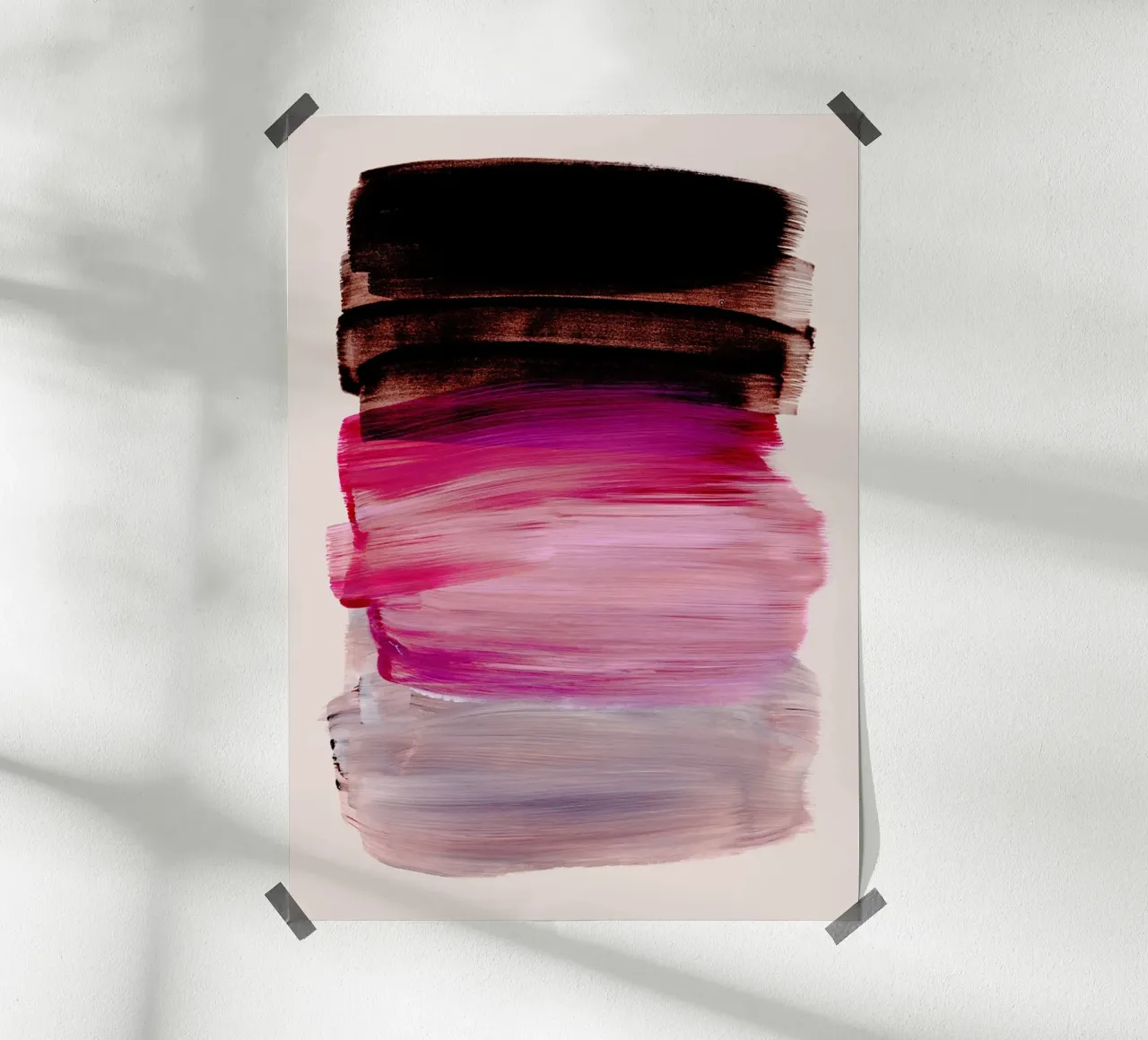 Abstract Brush Strokes 184 carta hahnemühle da Mareike Böhmer
