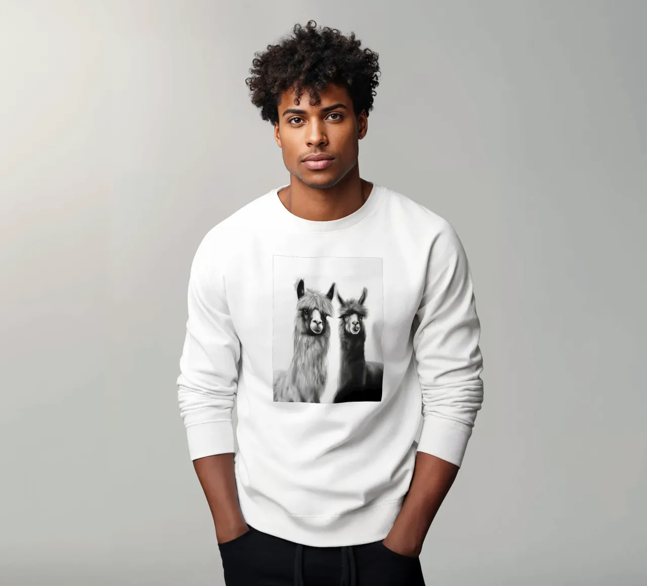 Alpaca Freunde felpa da Carinaprint