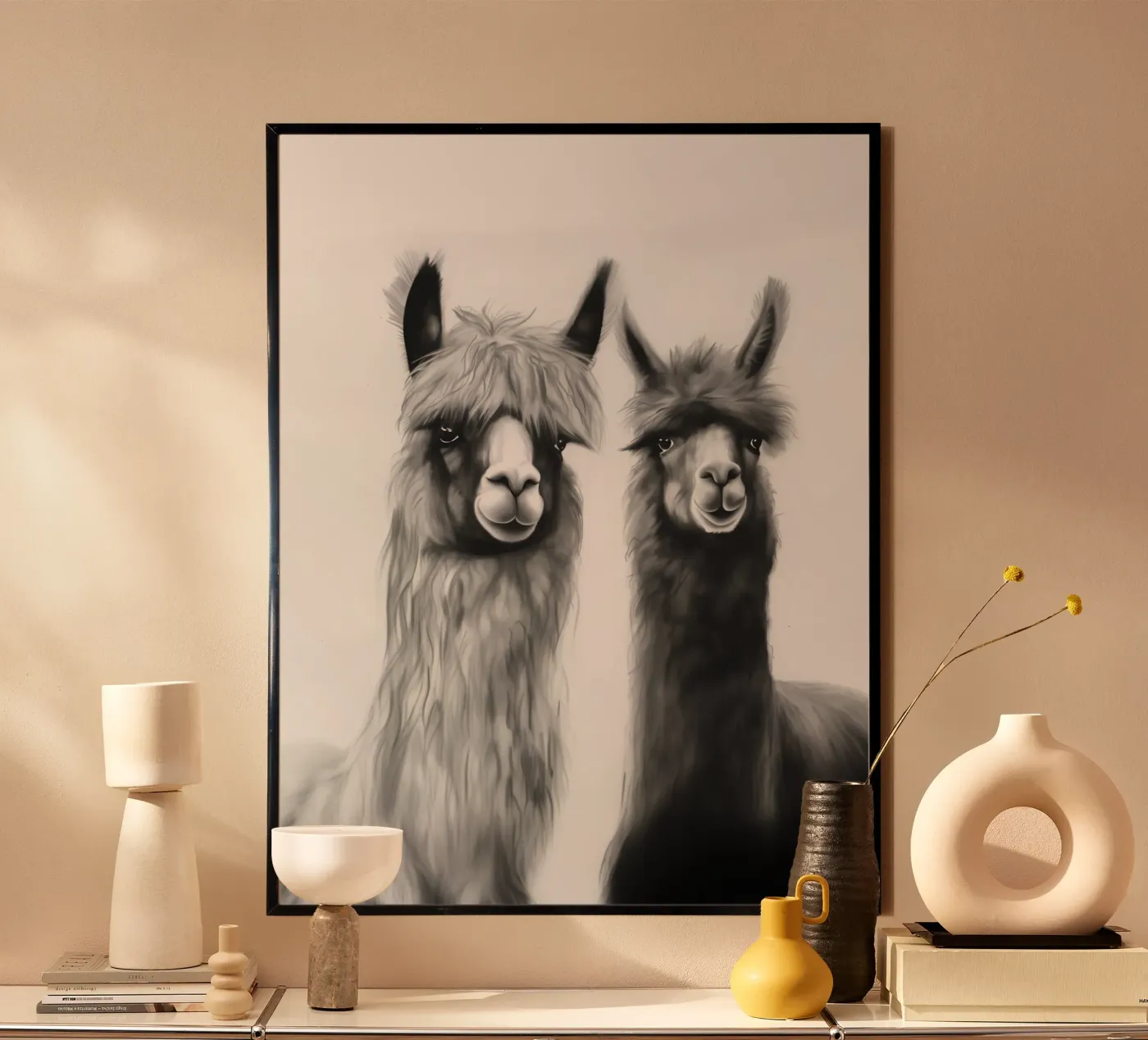 Alpaca Freunde poster da Carinaprint