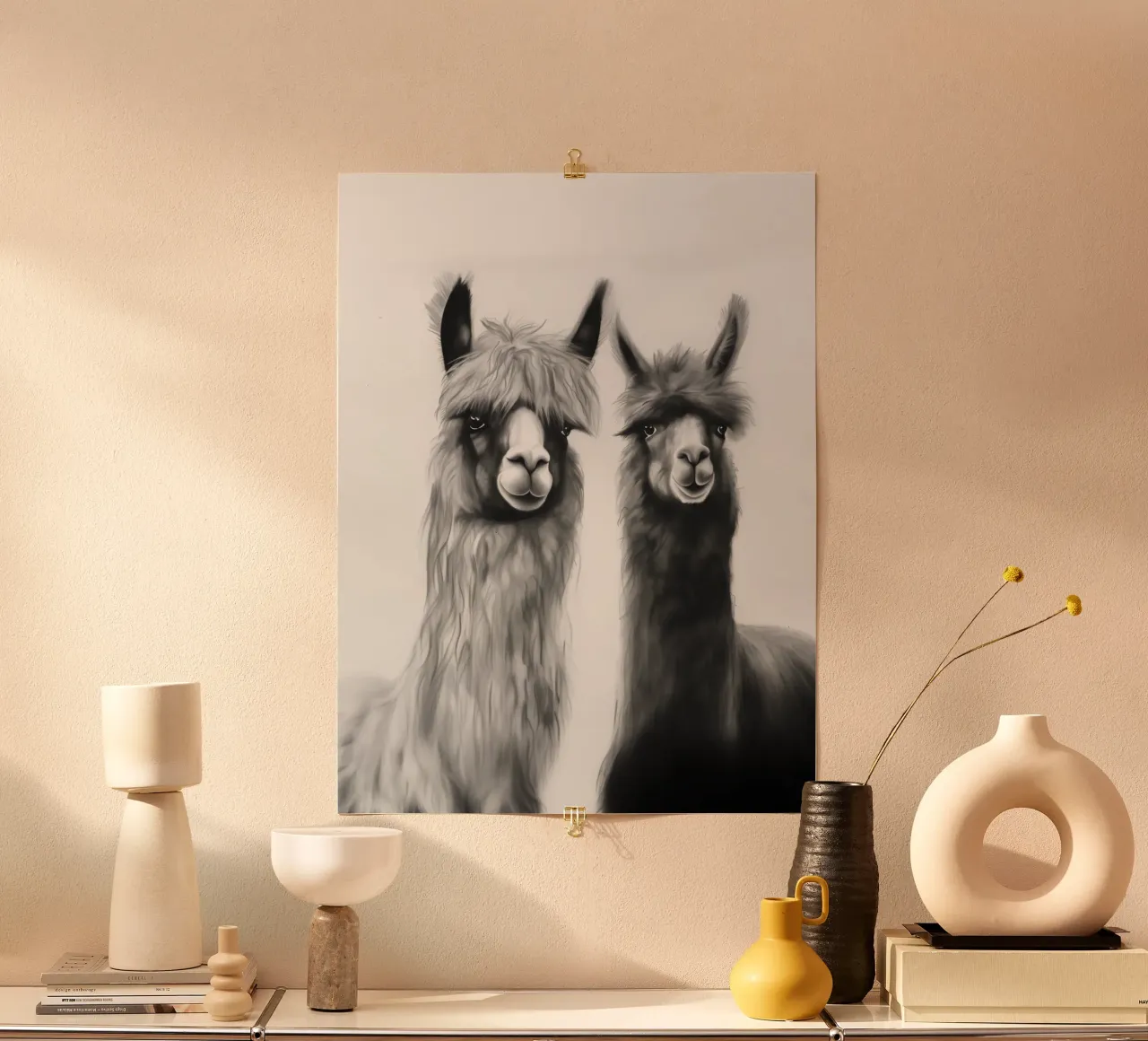 Alpaca Freunde poster da Carinaprint