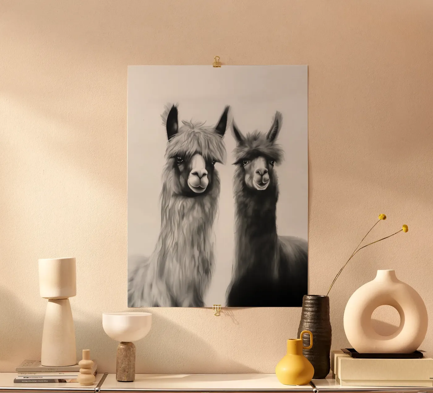 Alpaca Freunde poster da Carinaprint