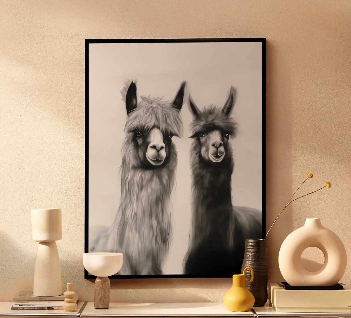 Alpaca Freunde poster da Carinaprint