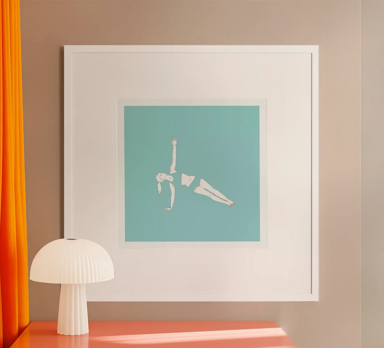 Yoga Practice 8 poster da Sandra De Leon