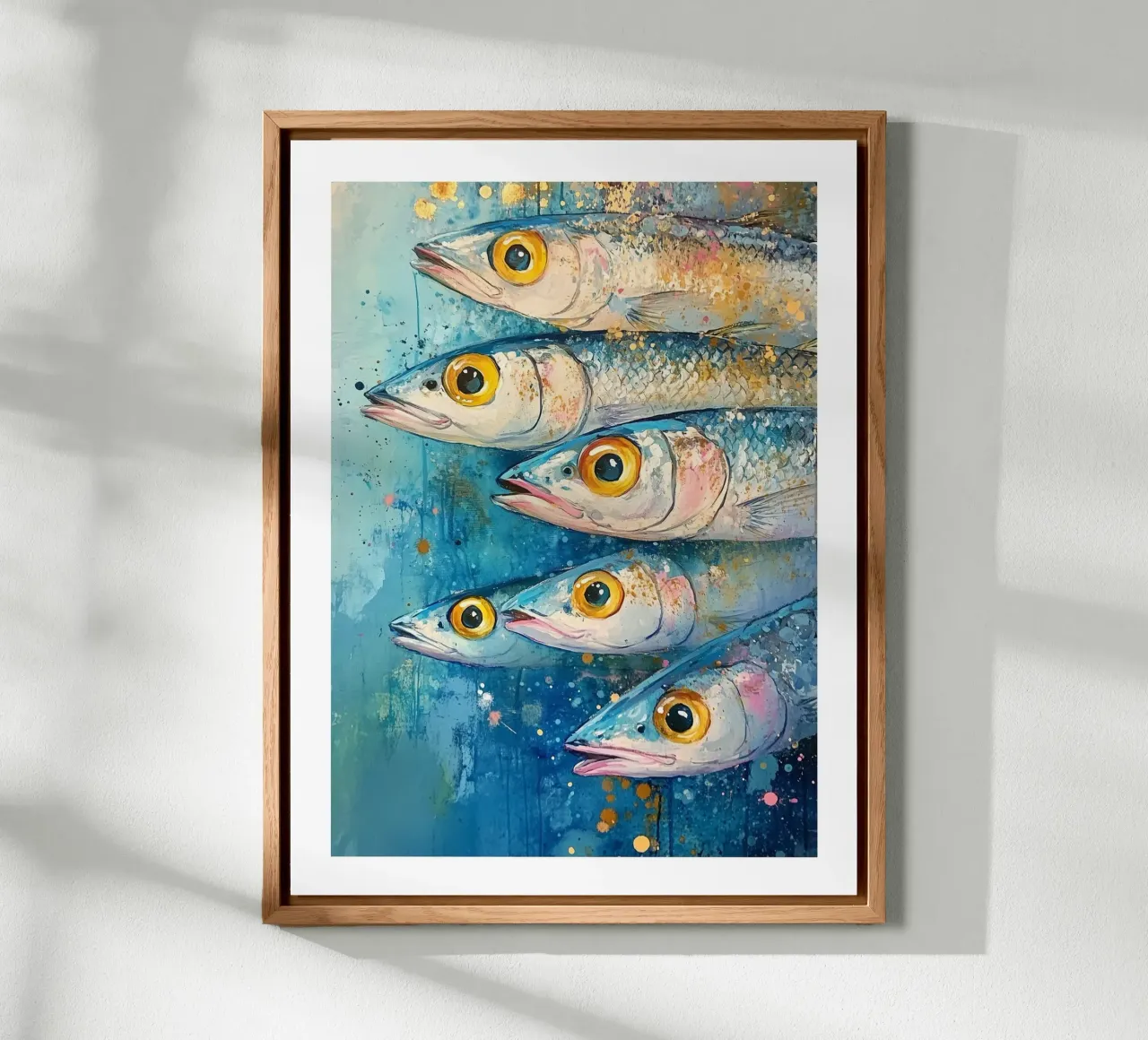 Pesce abbagliante alluminio dibond da Spice & Style