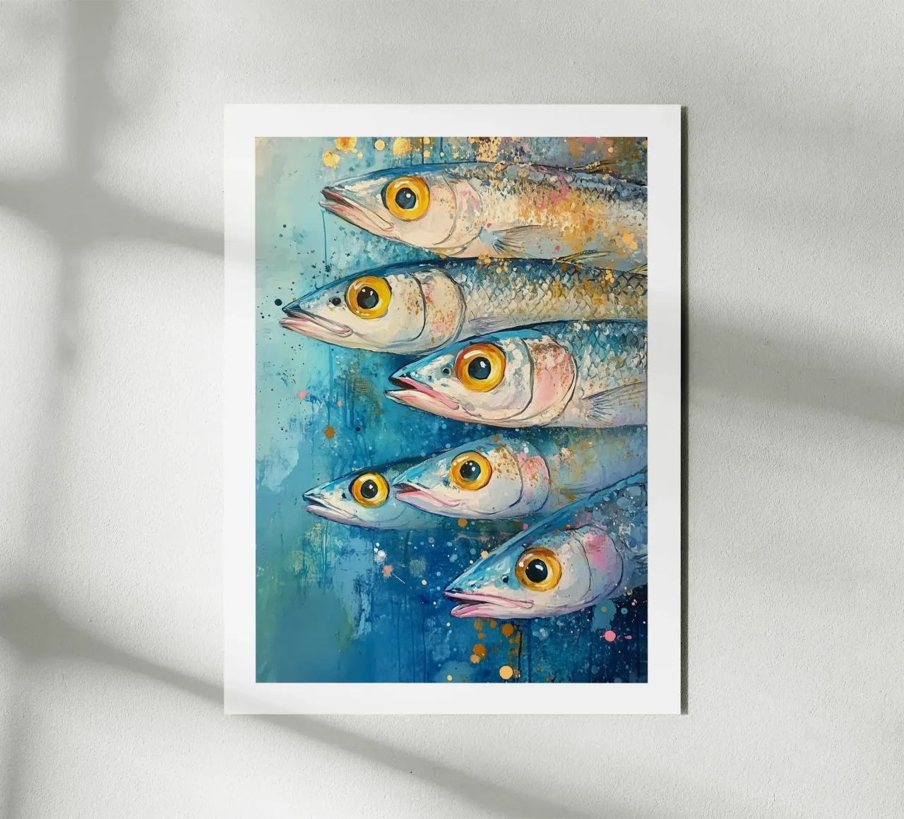 Pesce abbagliante alluminio dibond da Spice & Style