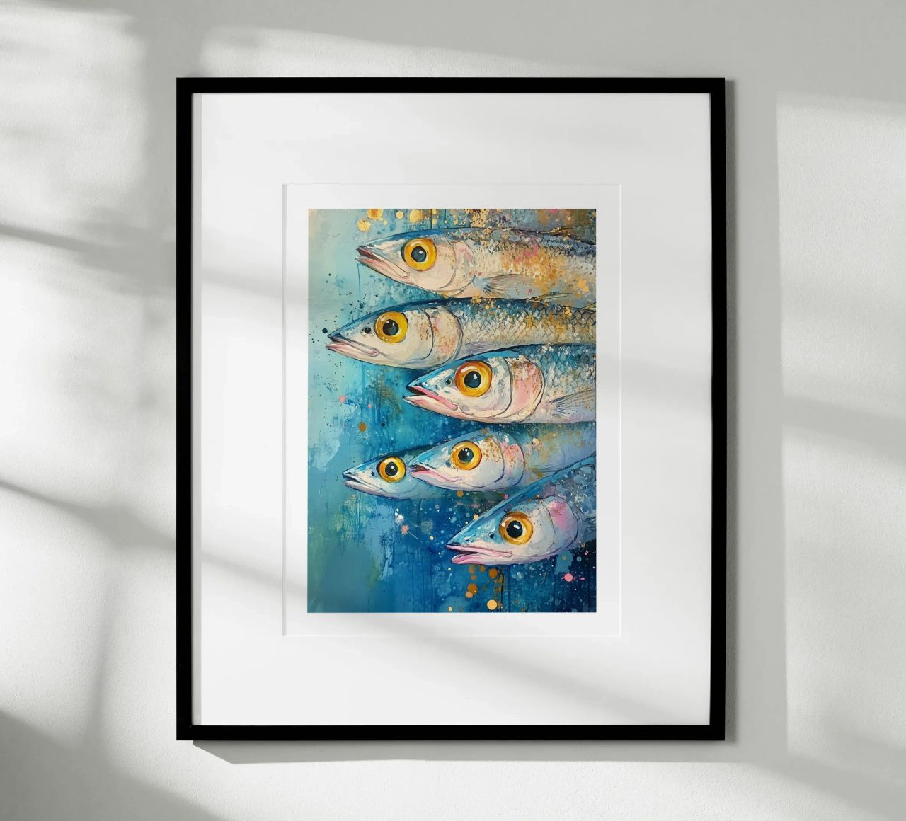 Strahlende Fische Poster von Spice & Style