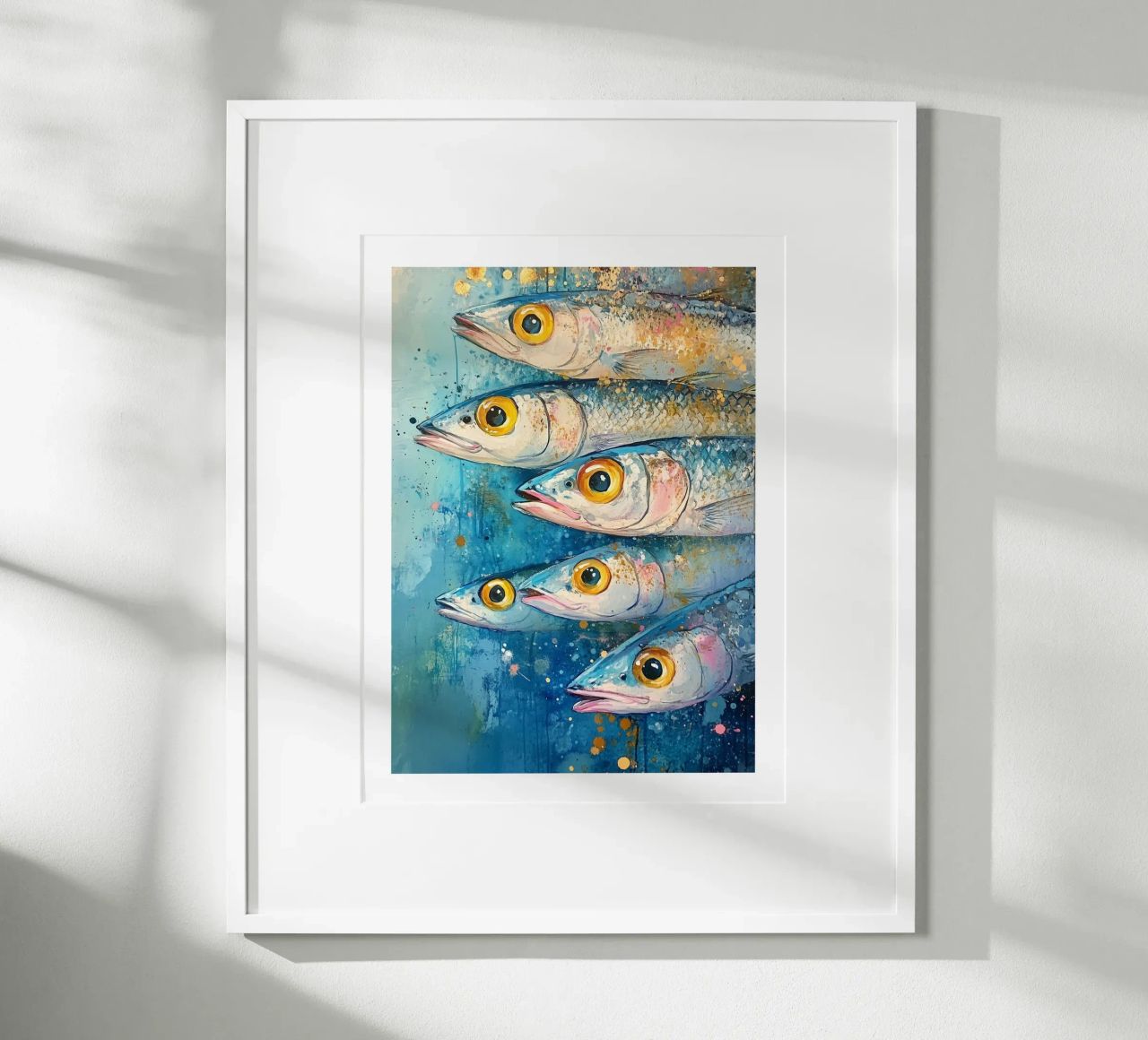 Strahlende Fische Poster von Spice & Style