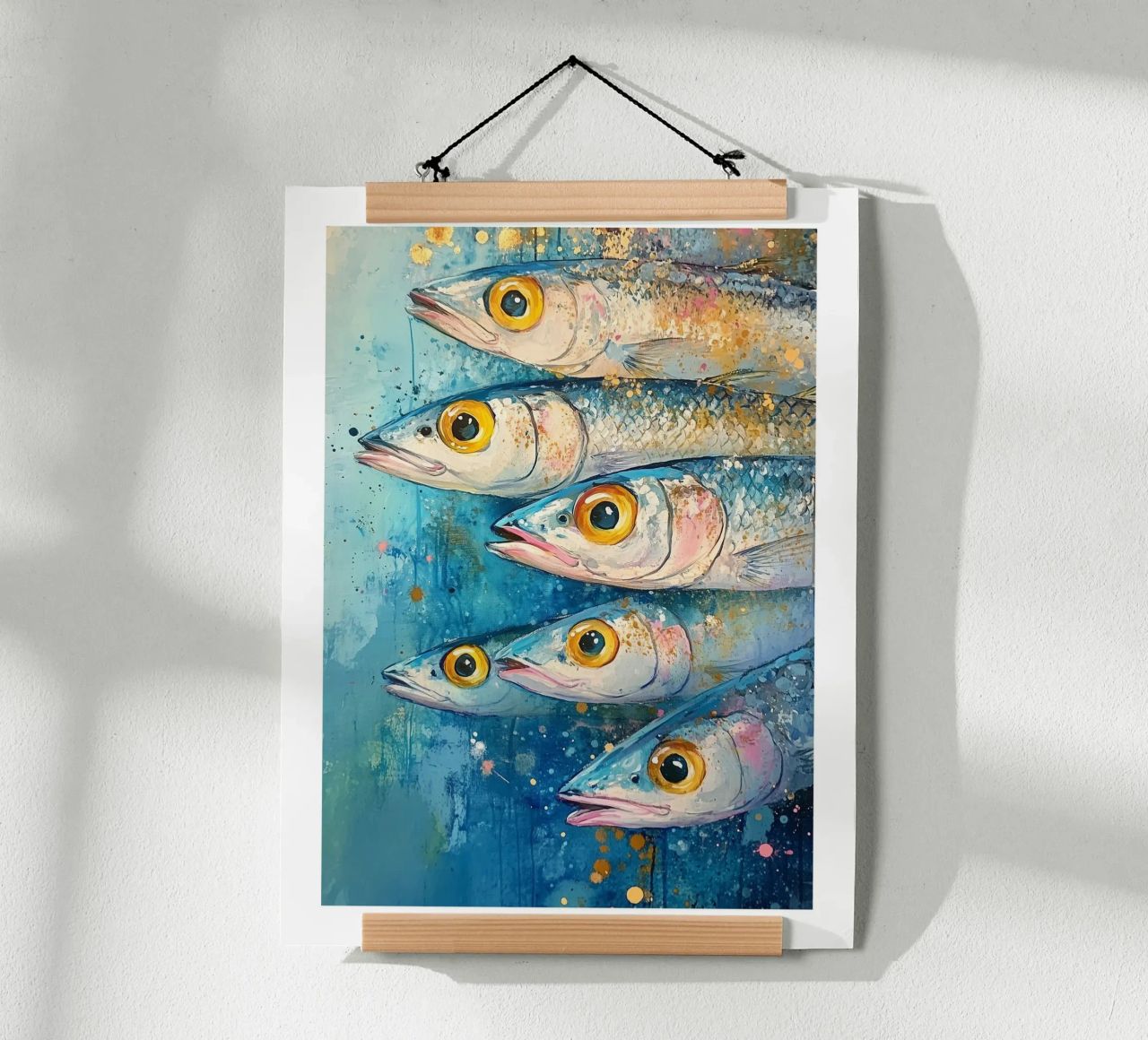 Strahlende Fische Poster von Spice & Style