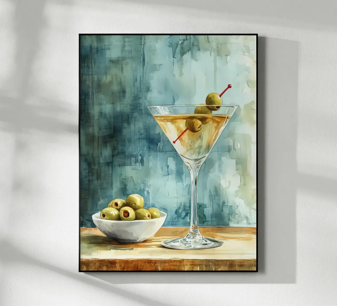 Martini classico con olive plexiglass da Spice & Style