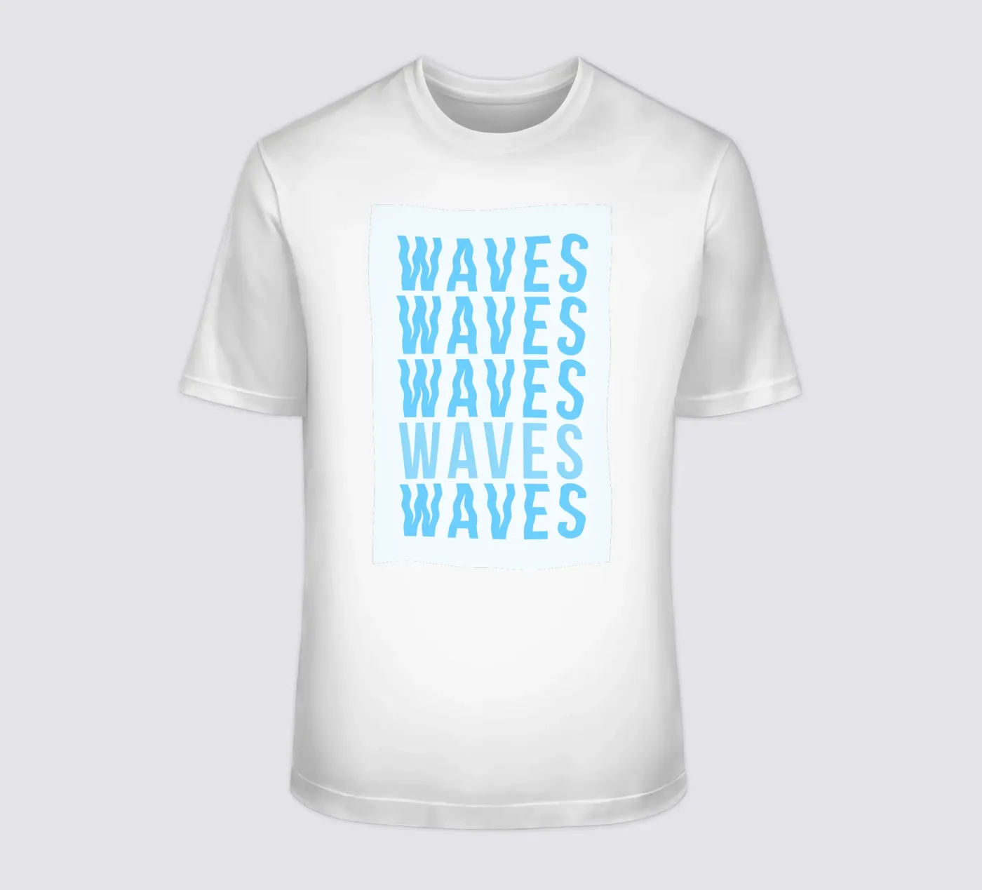 Waves Typography t-shirt da Attaboy Dsgn