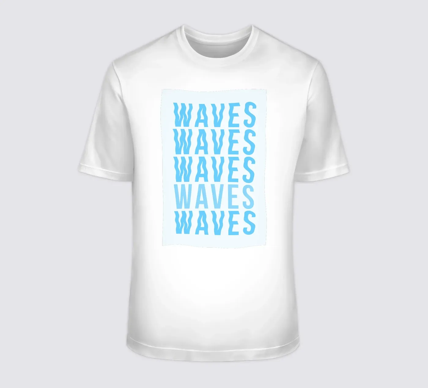 Waves Typography t-shirt da Attaboy Dsgn
