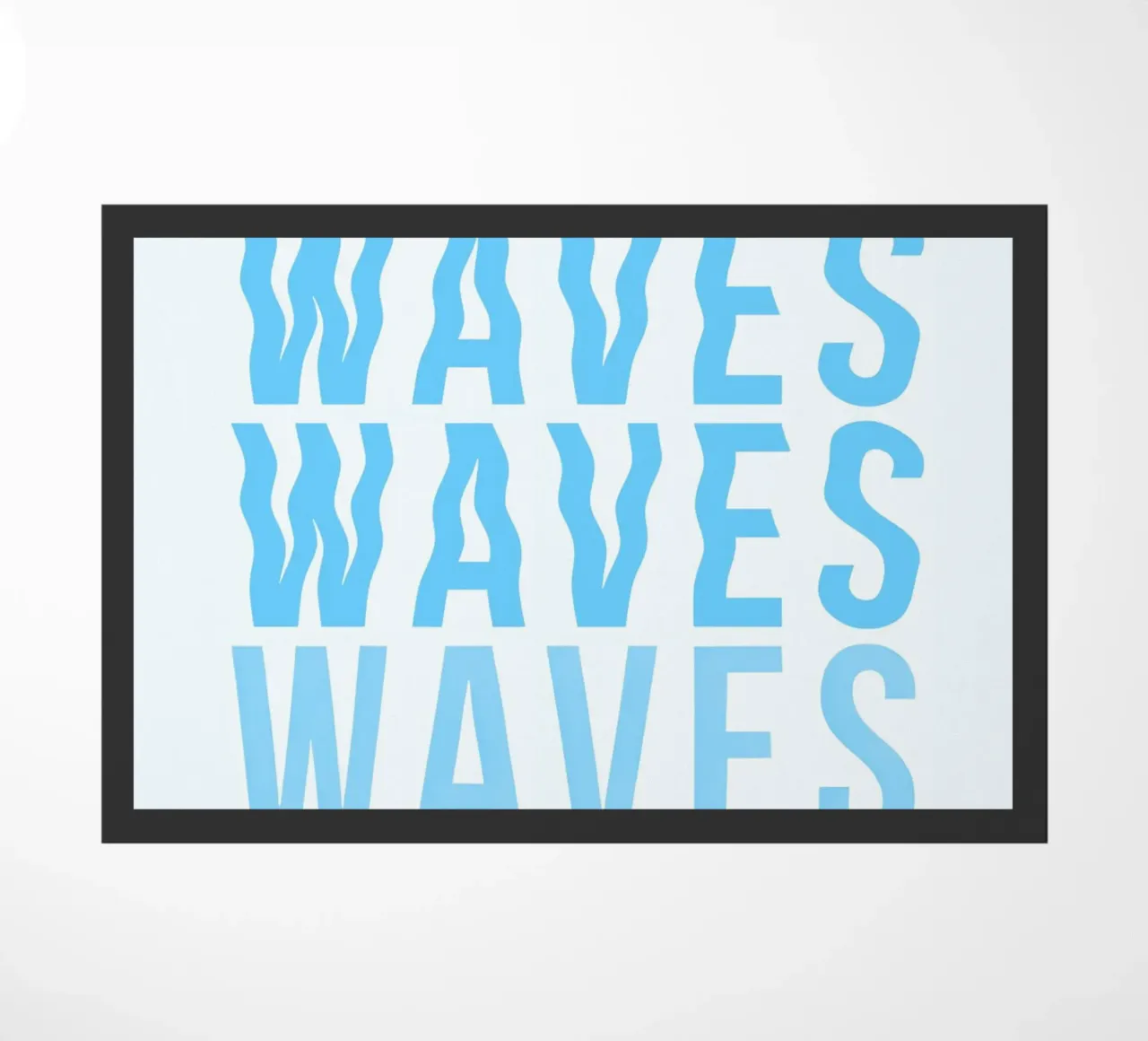 Waves Typography zerbino da Attaboy Dsgn