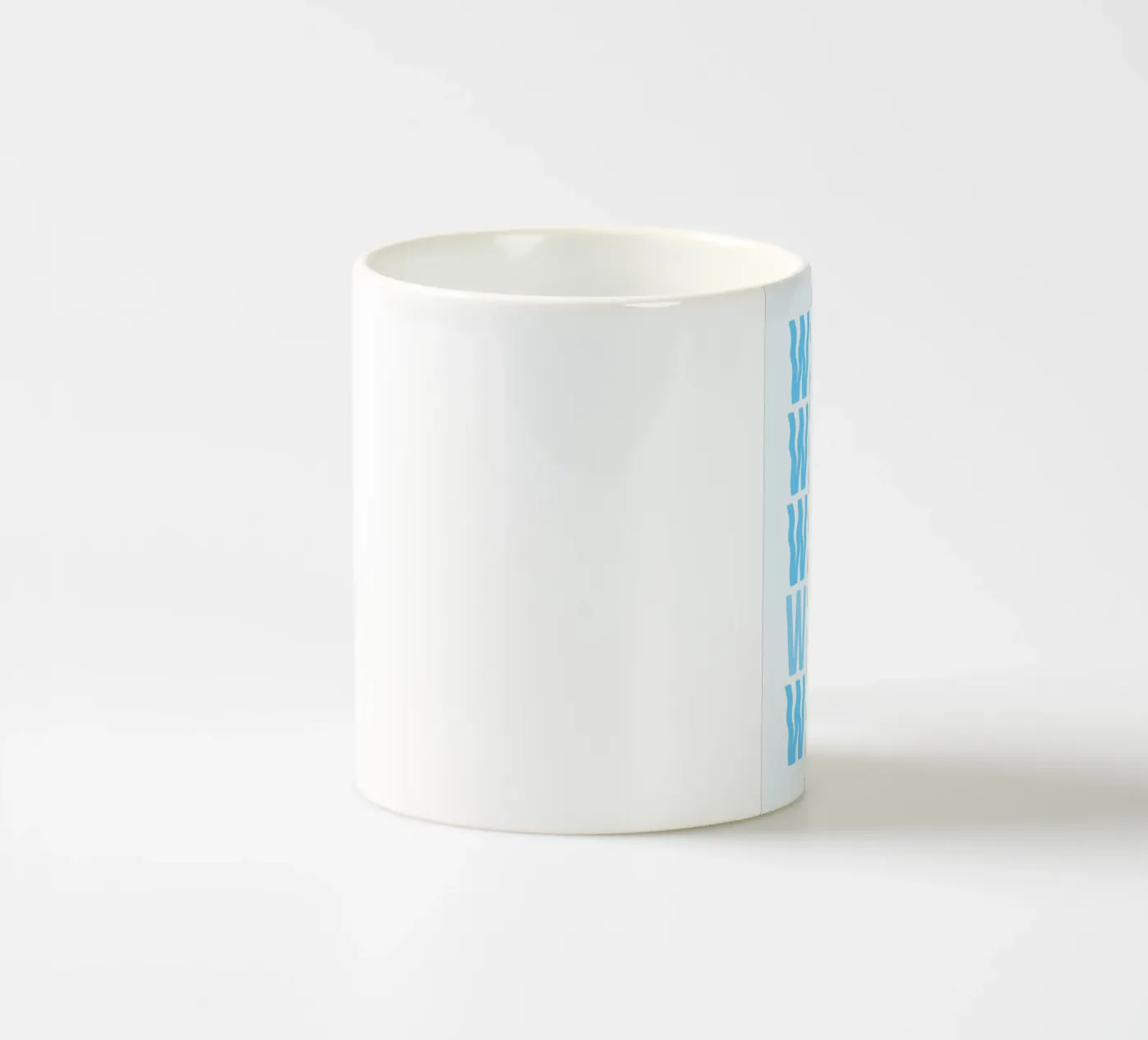 Waves Typography ceramic mug by Attaboy Dsgn