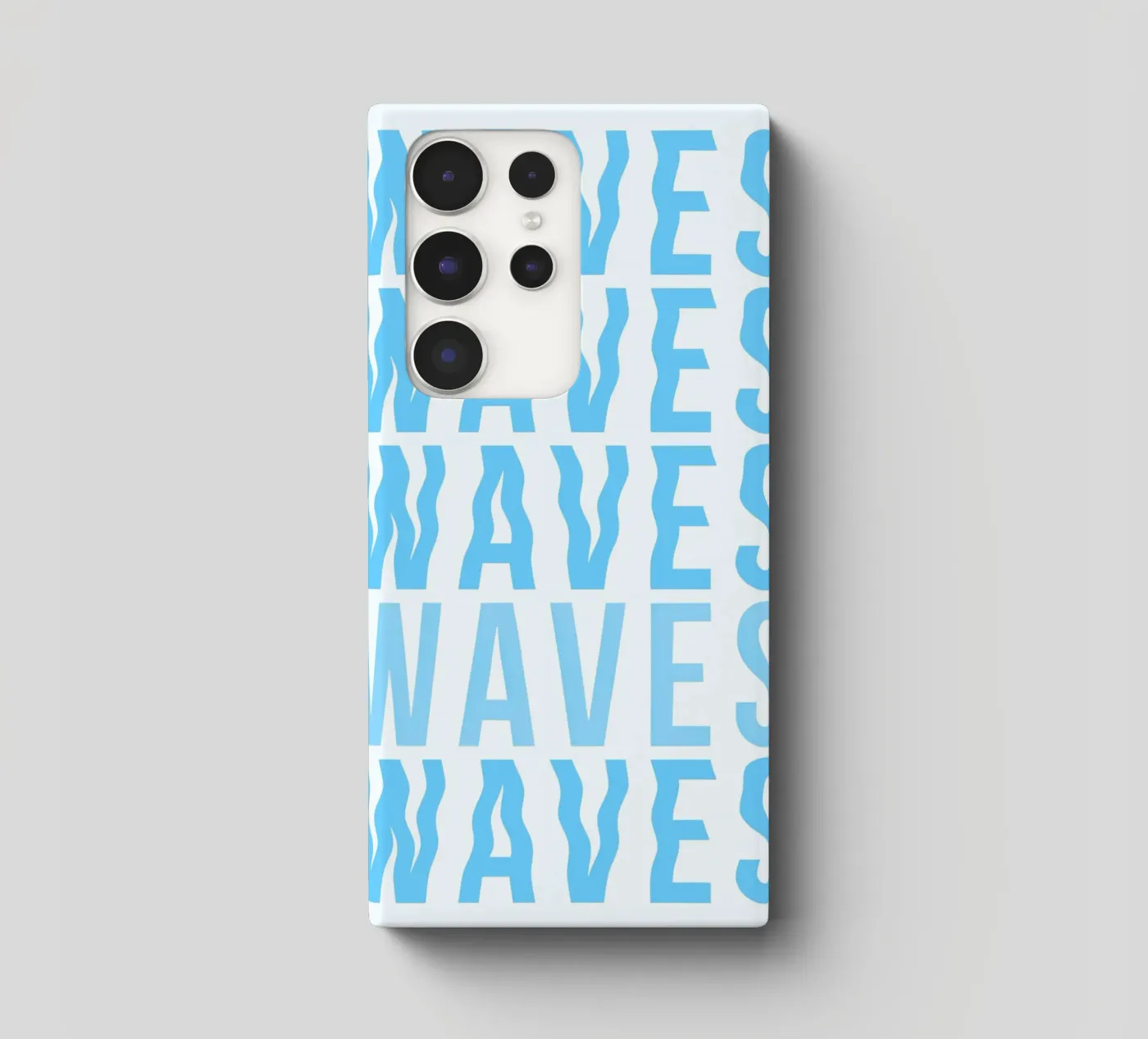 Waves Typography cover samsung da Attaboy Dsgn