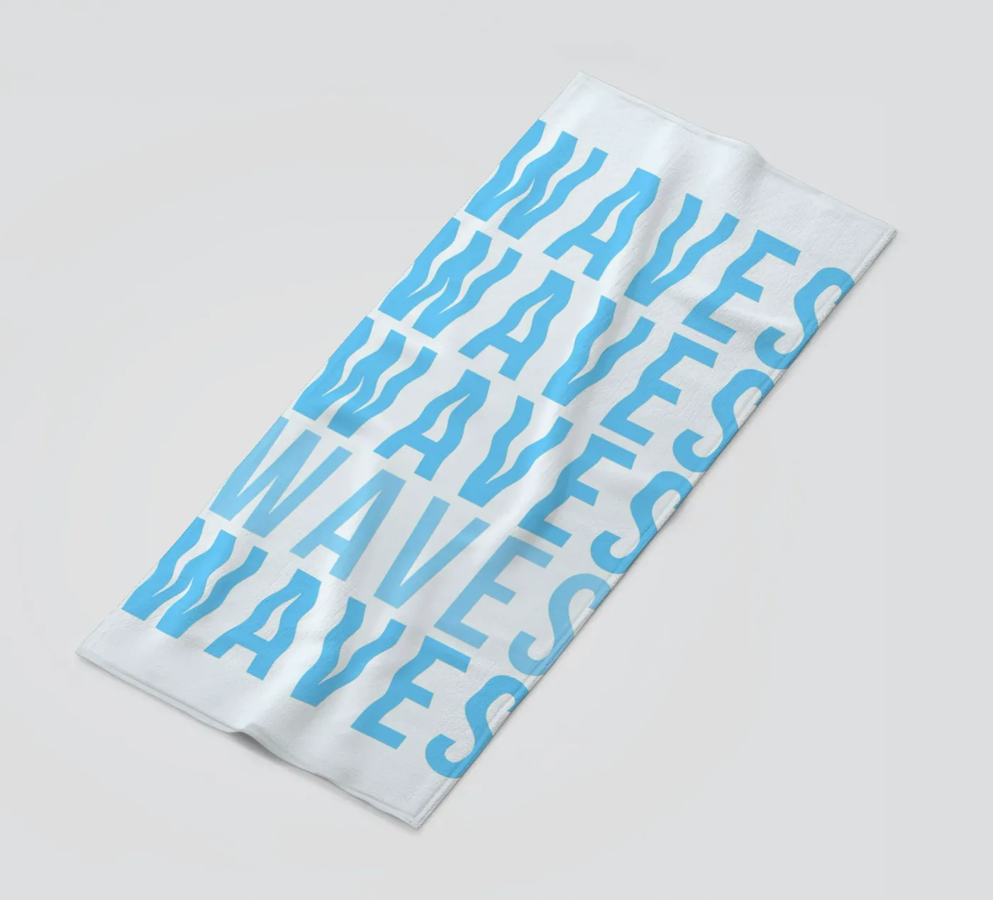 Waves Typography telo mare da Attaboy Dsgn