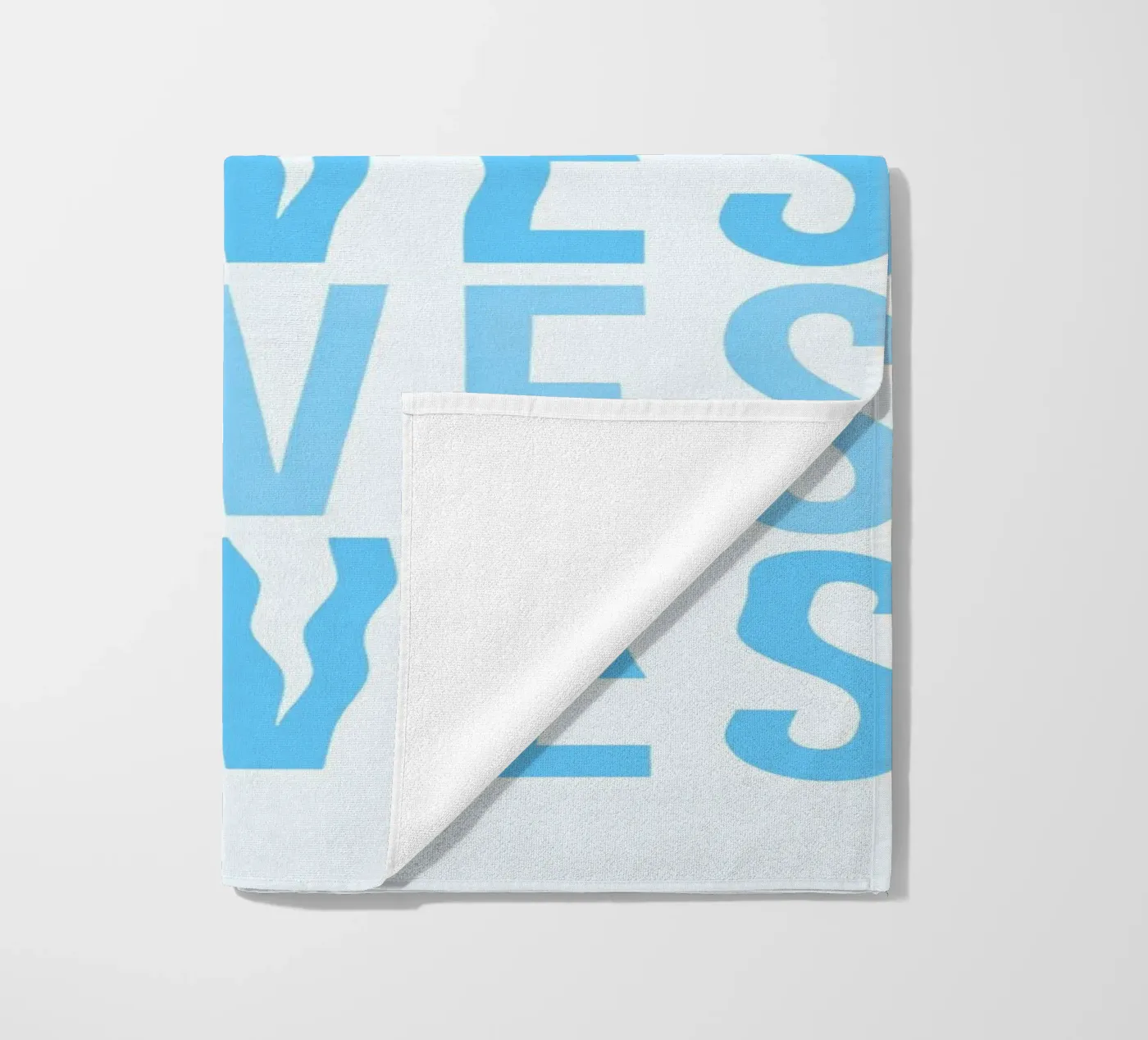 Waves Typography telo mare da Attaboy Dsgn