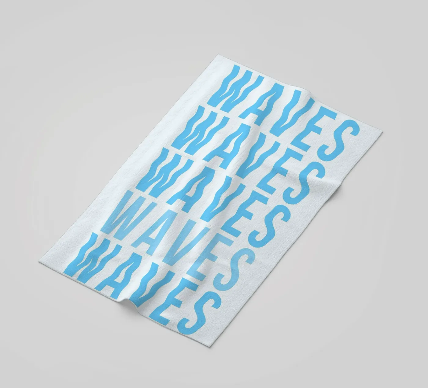 Waves Typography telo mare da Attaboy Dsgn