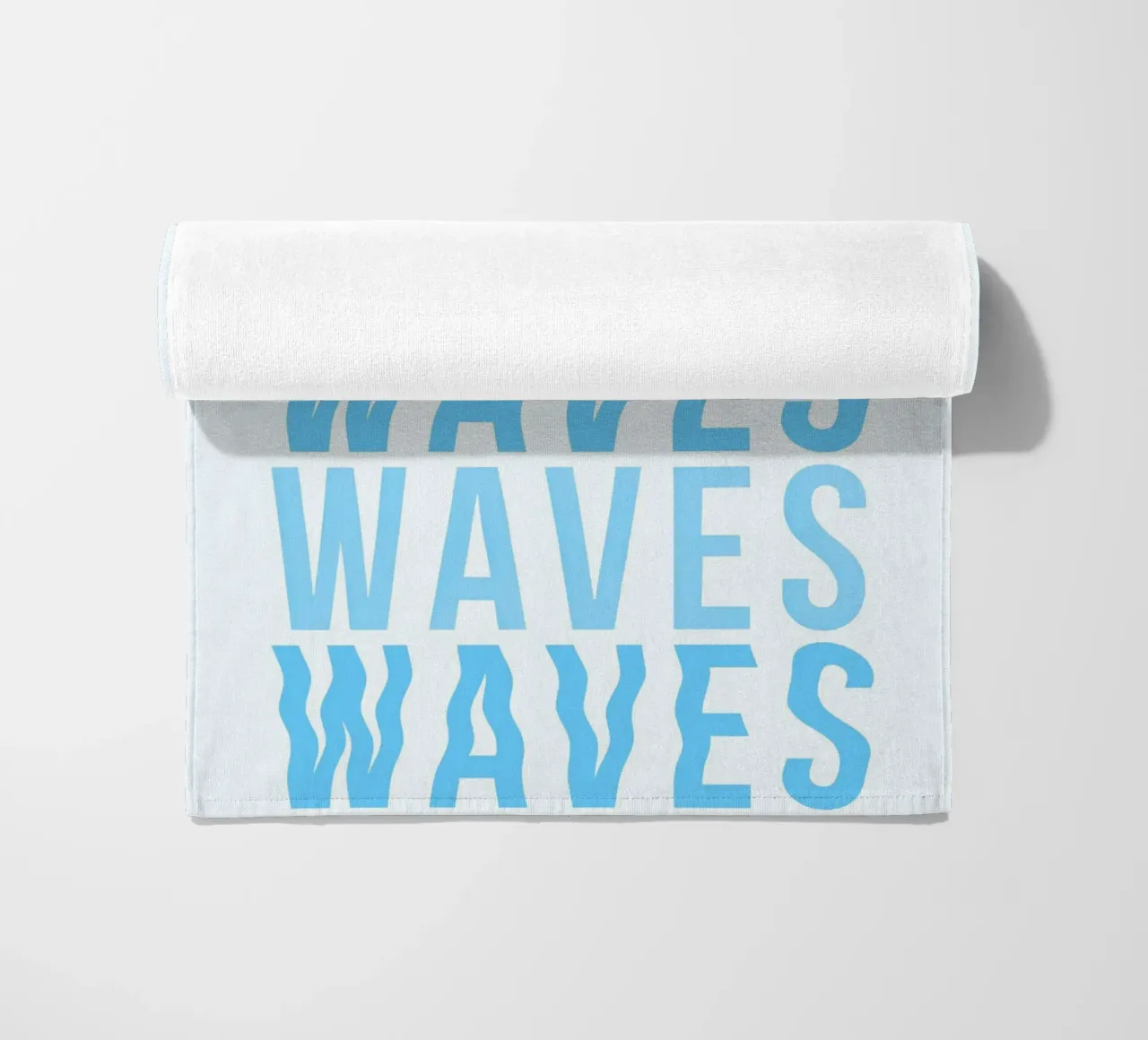 Waves Typography telo mare da Attaboy Dsgn