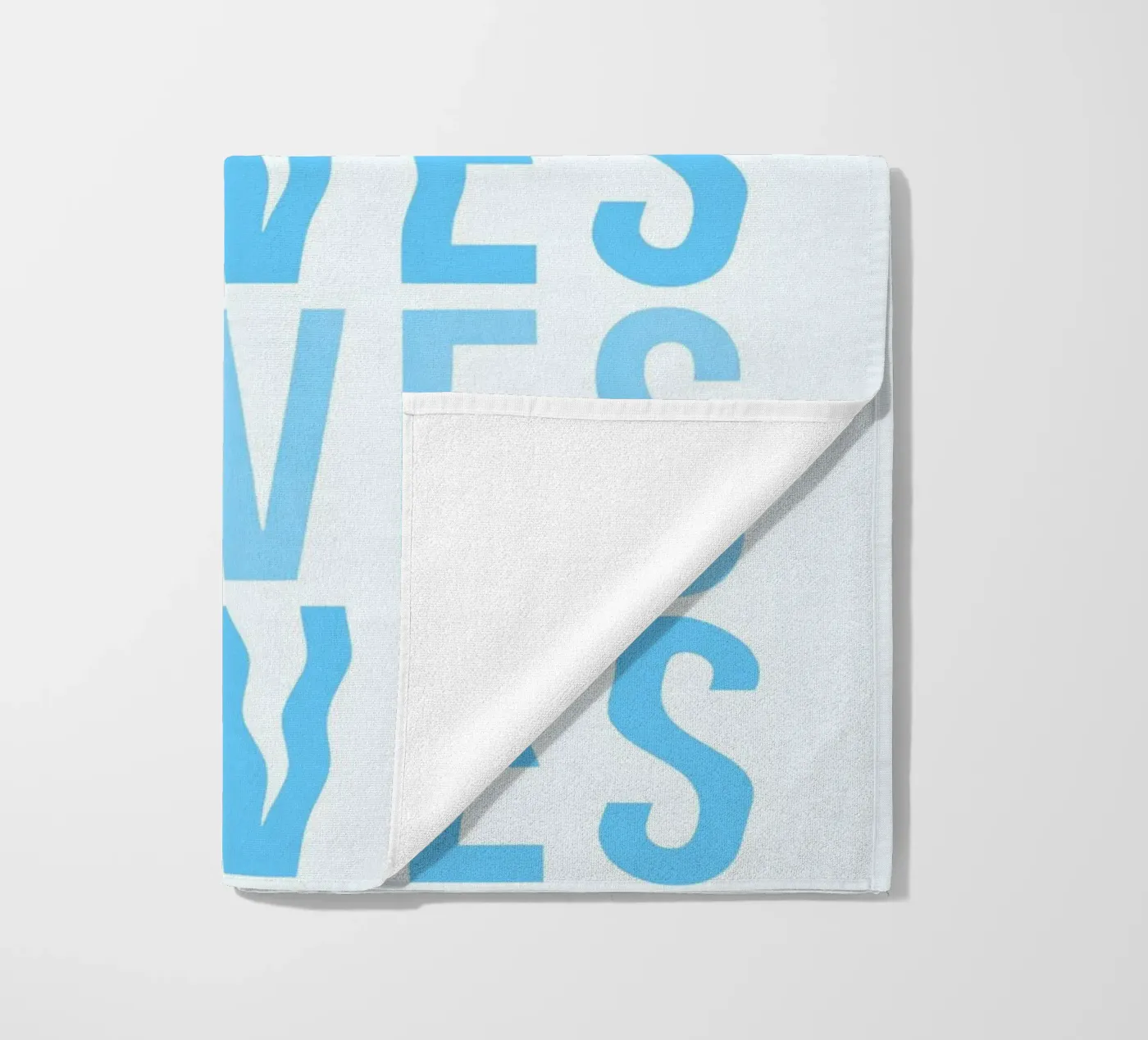 Waves Typography telo mare da Attaboy Dsgn