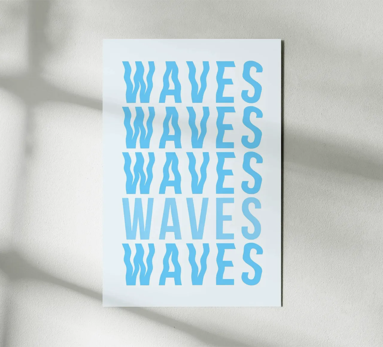 Waves Typography forex plate by Attaboy Dsgn
