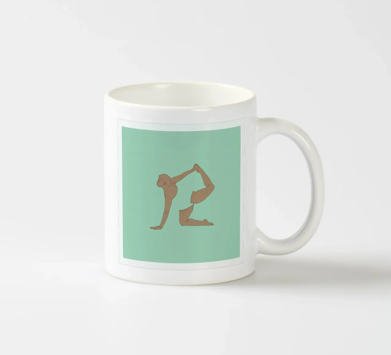 Yoga Practice 10 tazza in ceramica da Sandra De Leon