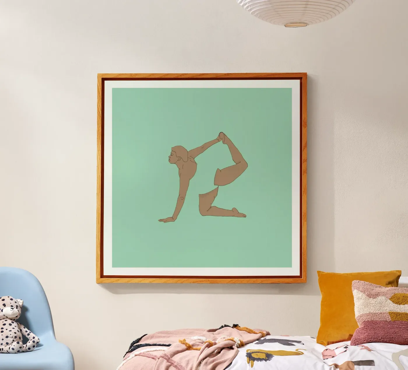 Yoga Practice 10 plexiglass da Sandra De Leon