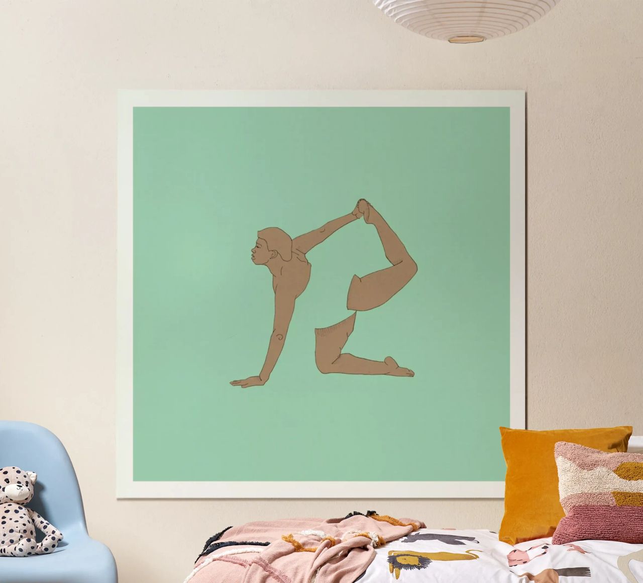Yoga Practice 10 poster van Sandra De Leon