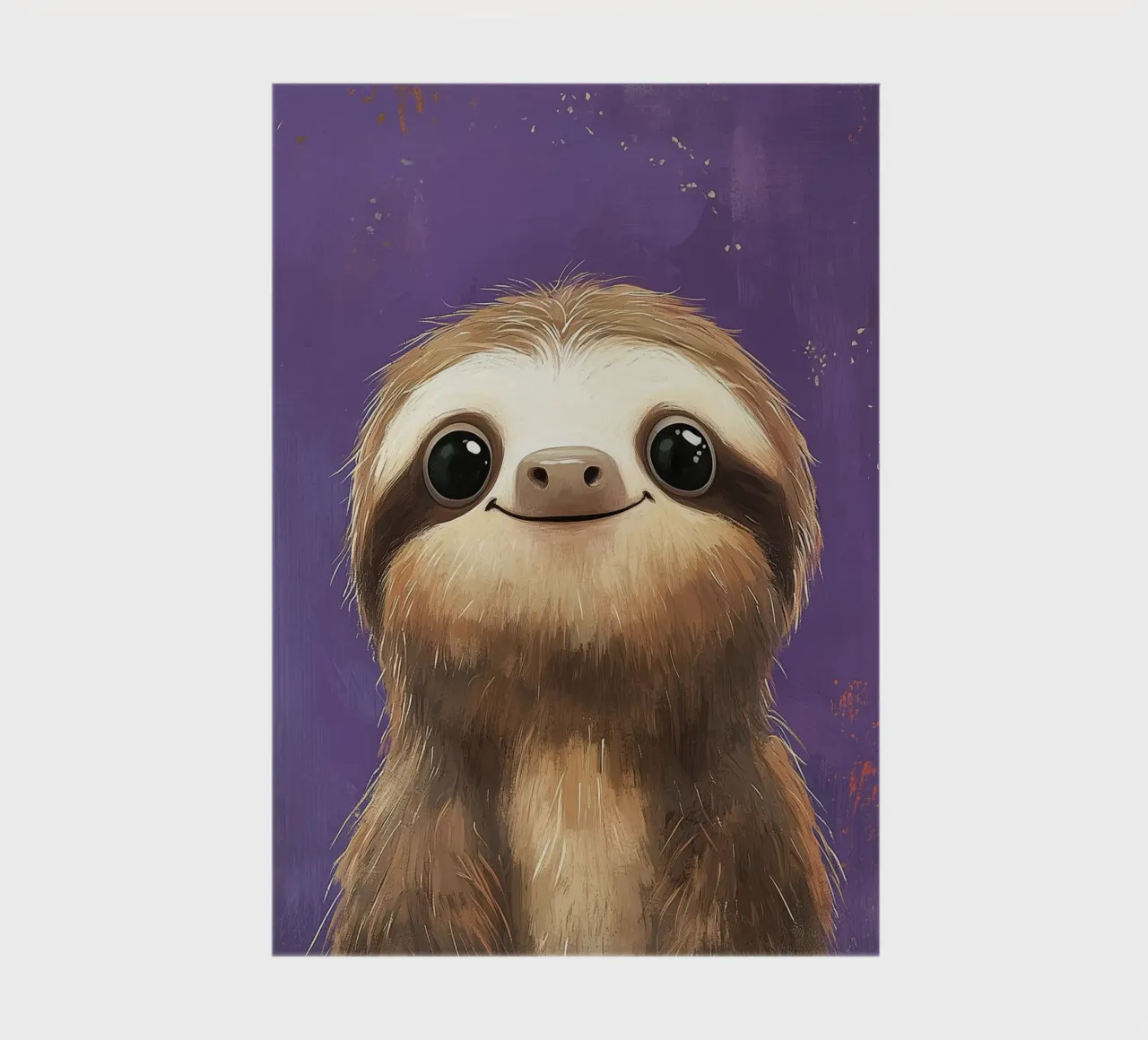 Paula funny sloth notebook by Carinaprint