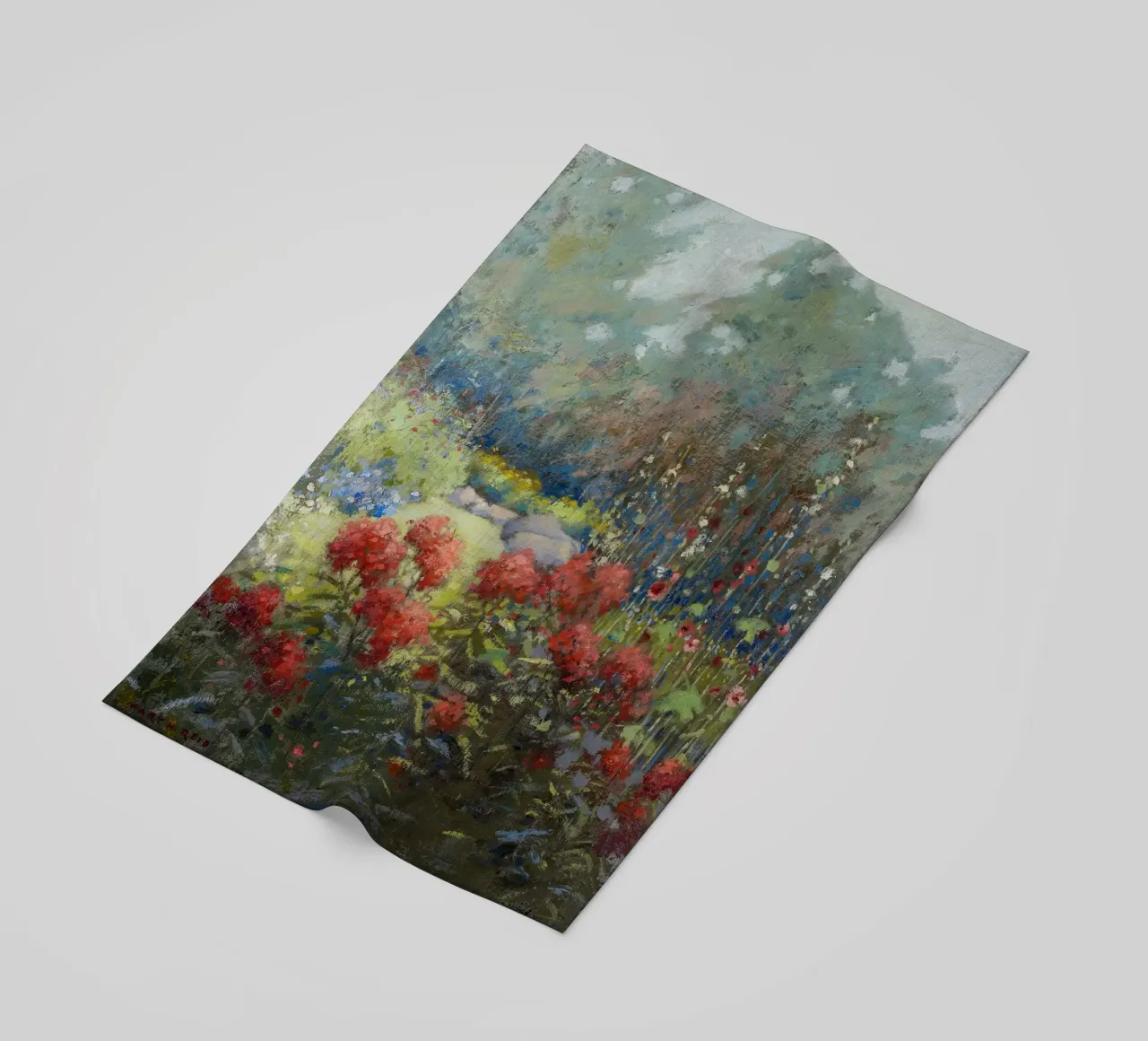 A Garden in September telo mare da apoloprints