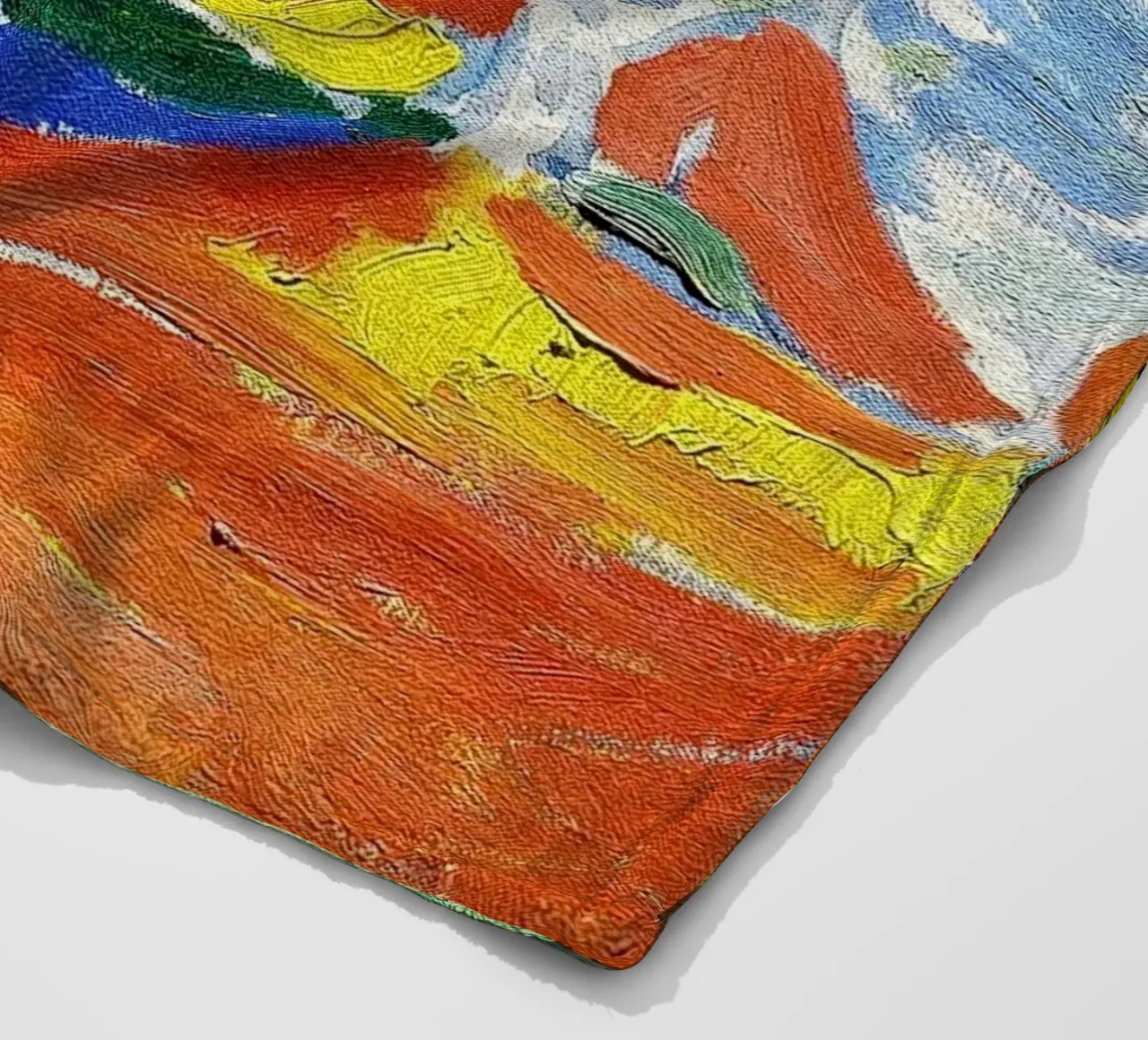 André Derain - Boats in the harbour, Collioure fleece blanket by ARTOTHEK