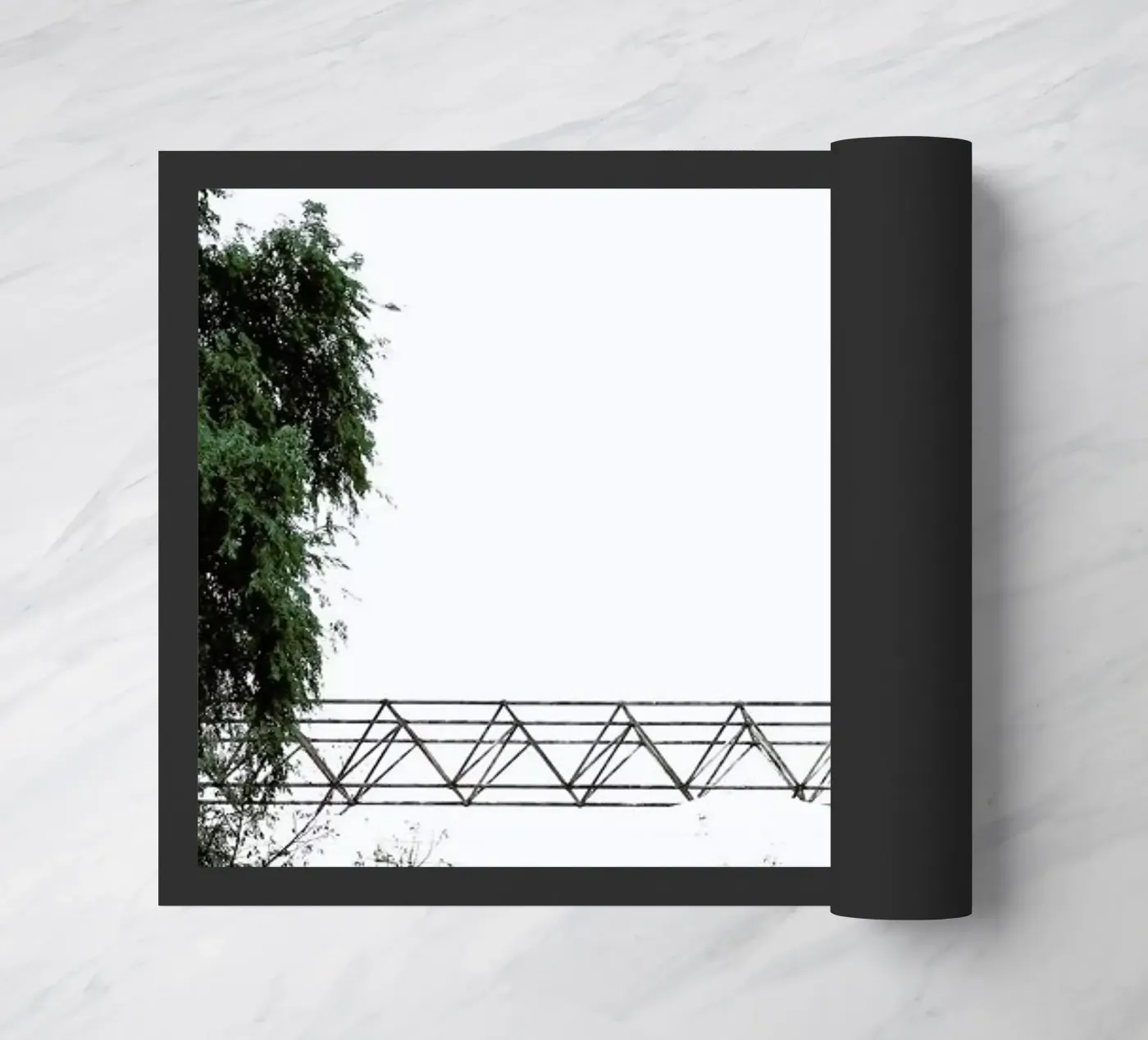 Clear and Present doormat by Ballack Art House