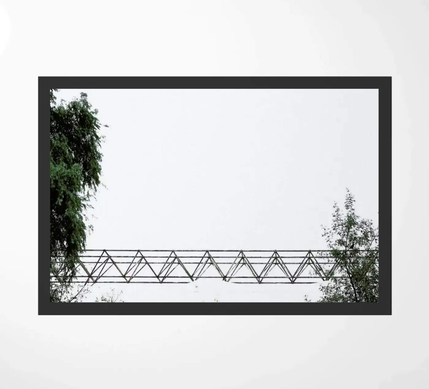 Clear and Present doormat by Ballack Art House