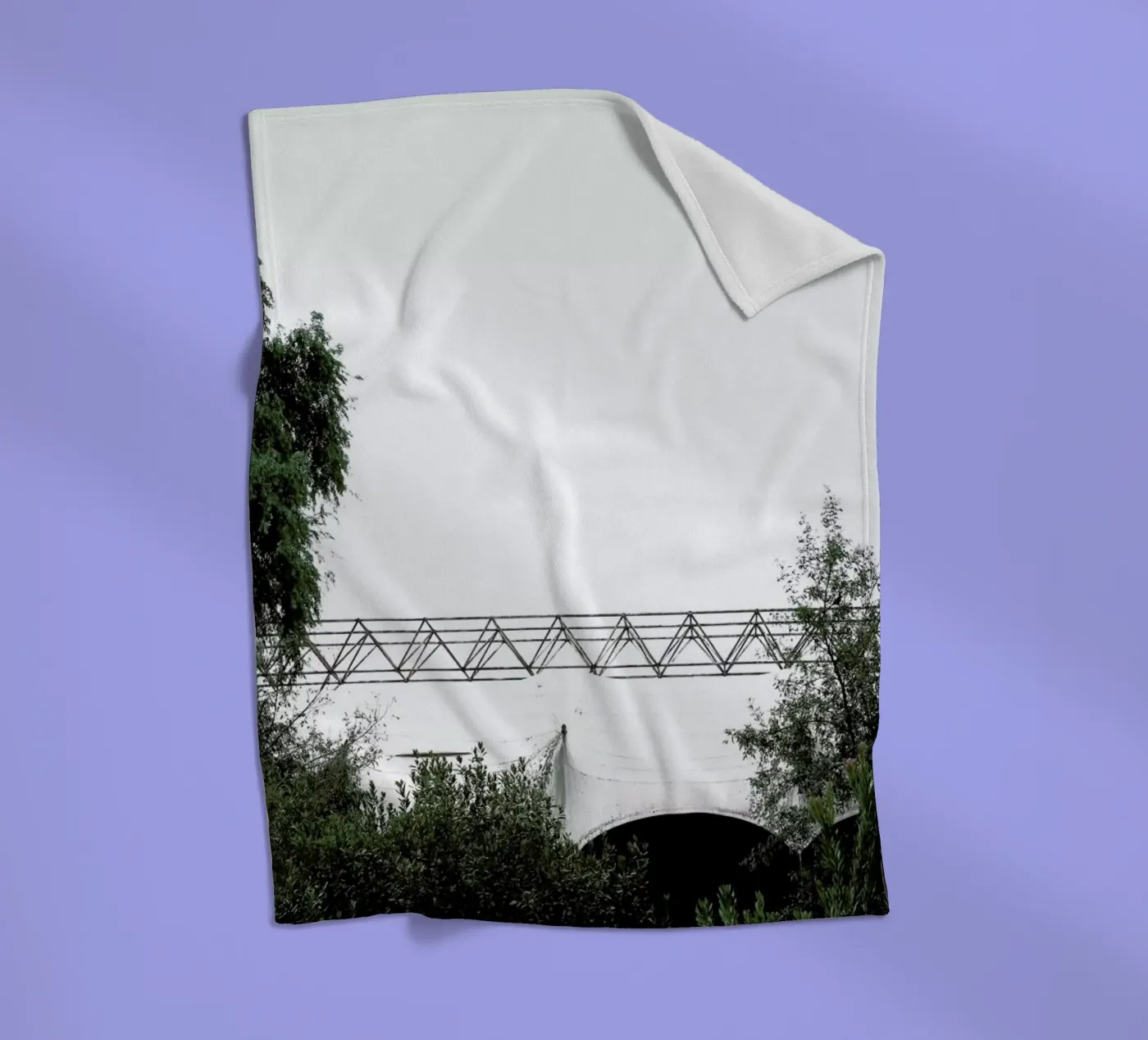 Clear and Present fleece blanket by Ballack Art House