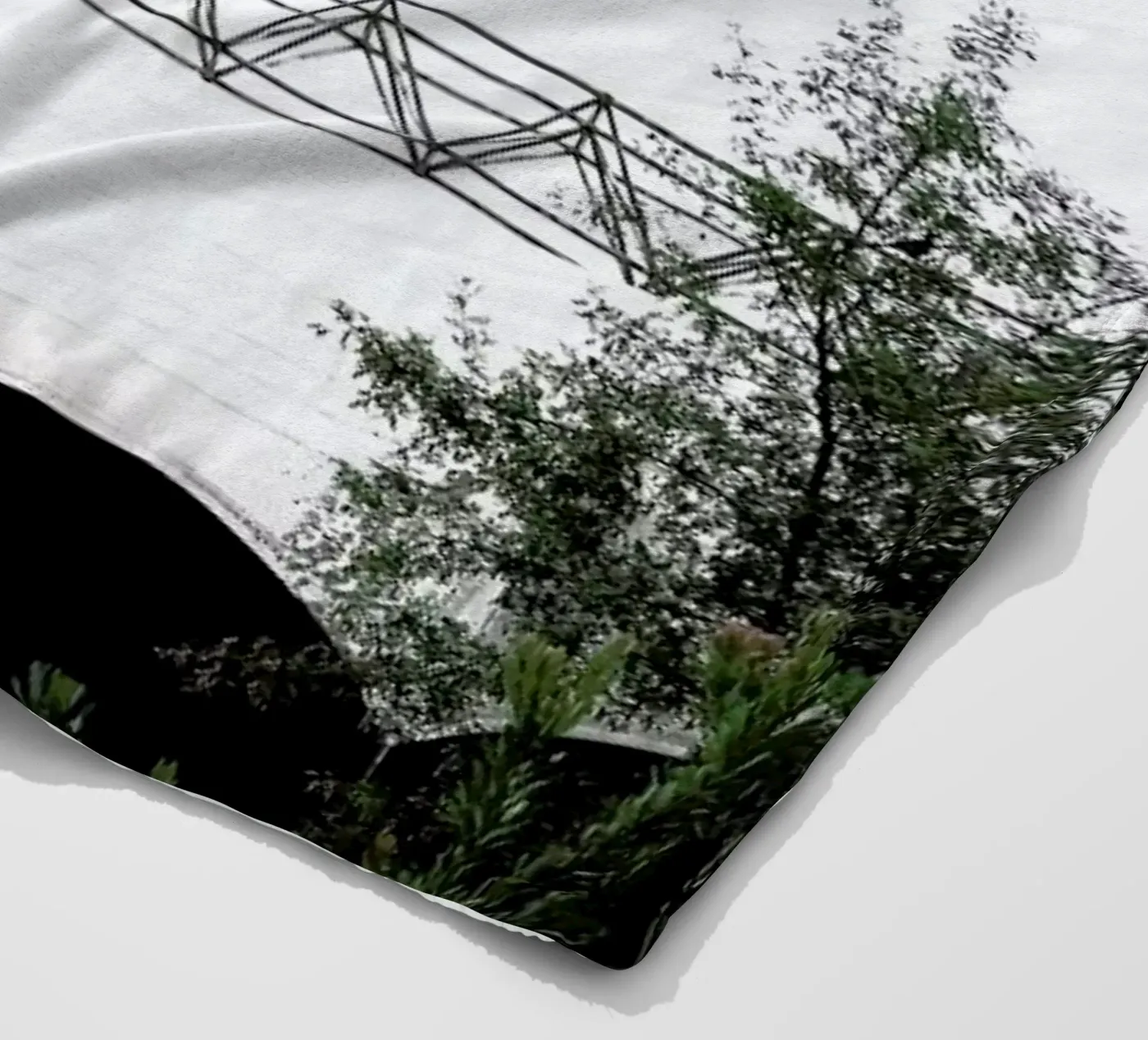 Clear and Present fleece blanket by Ballack Art House