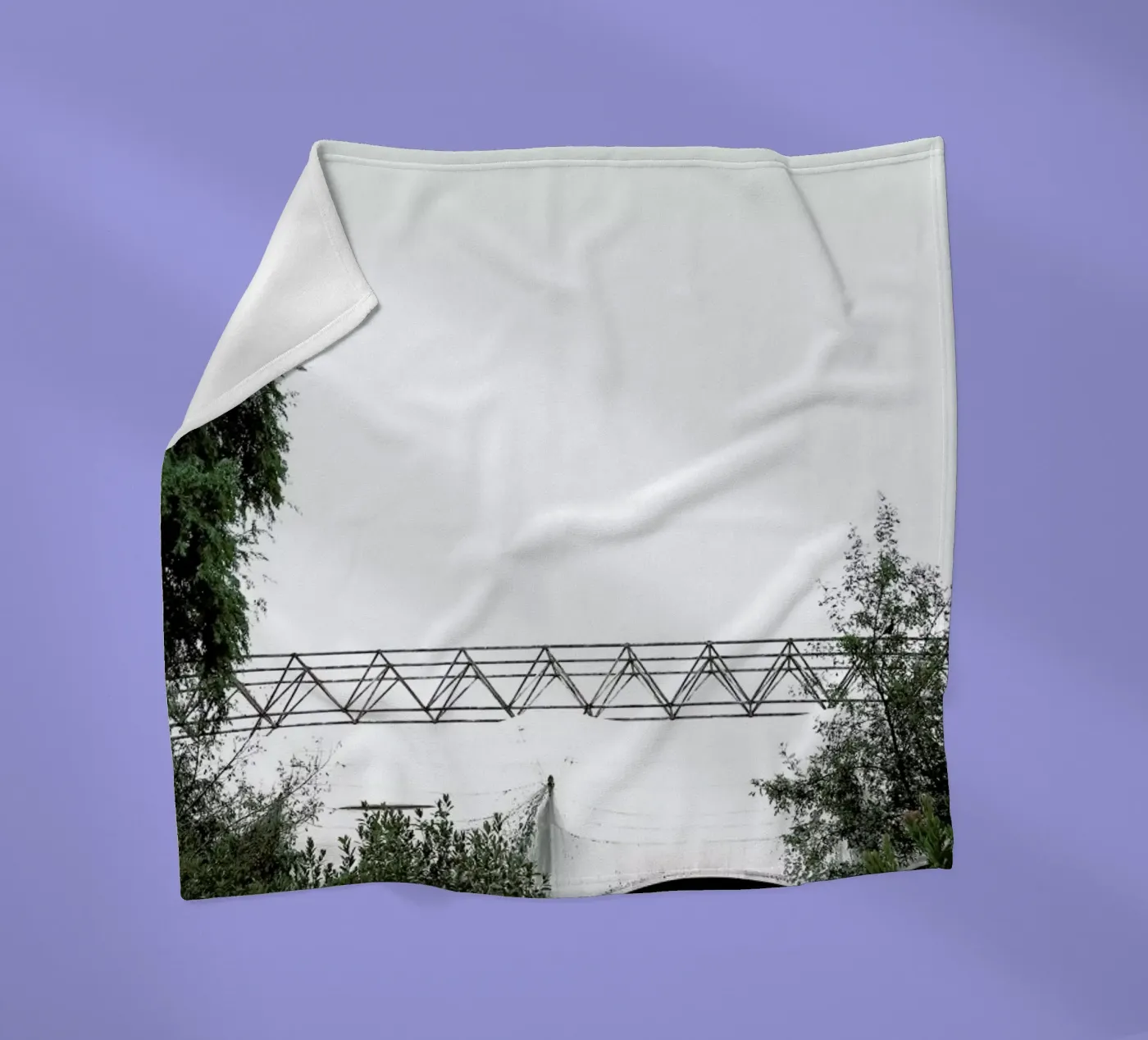 Clear and Present fleece blanket by Ballack Art House