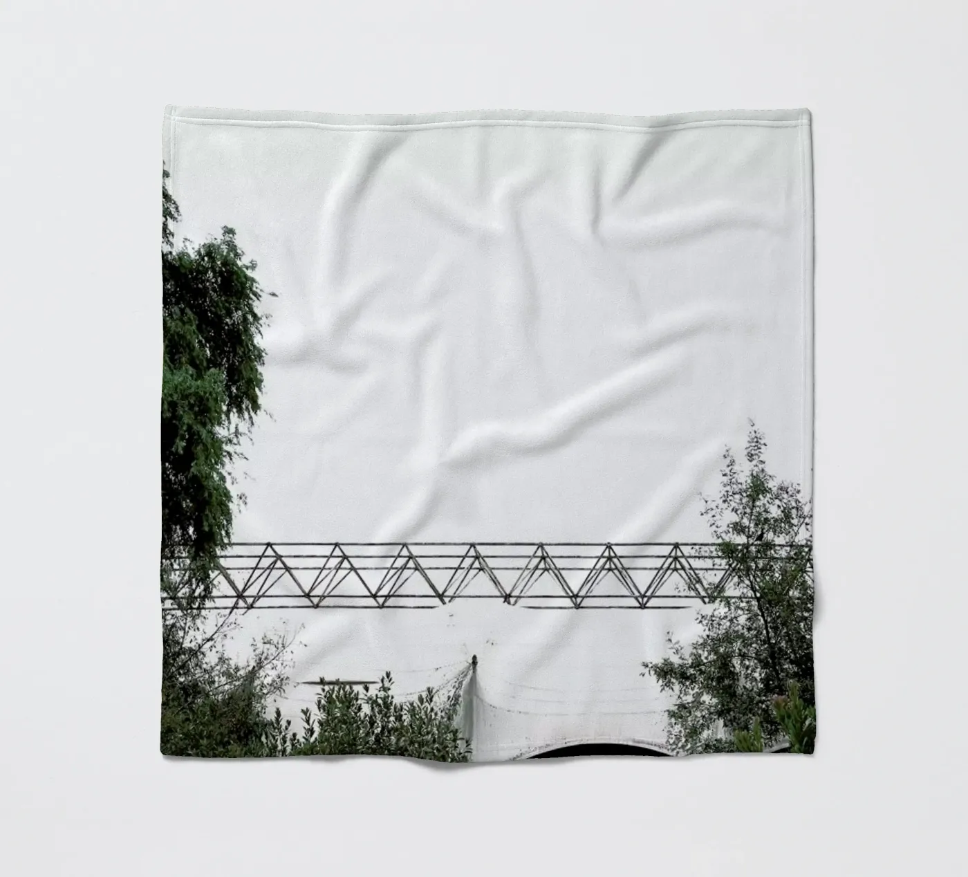 Clear and Present fleece blanket by Ballack Art House