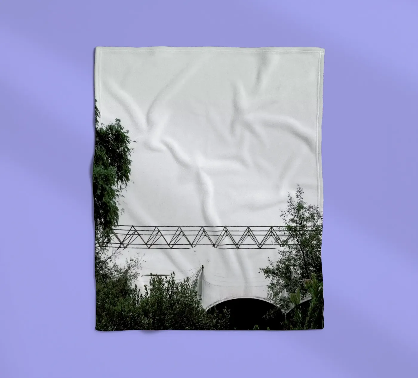 Clear and Present fleece blanket by Ballack Art House