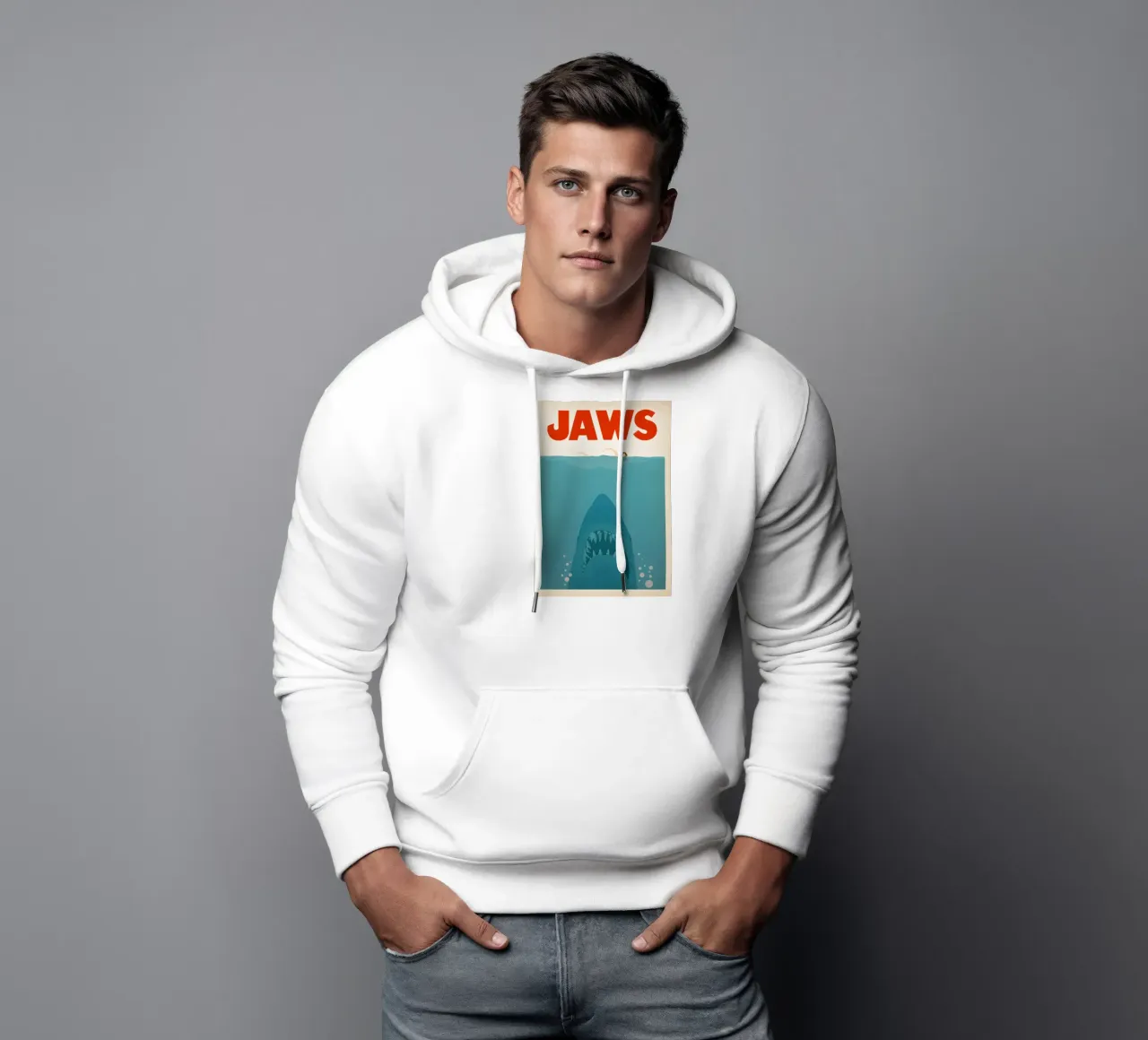 Jaws Movie felpa con cappuccio da Attaboy Dsgn