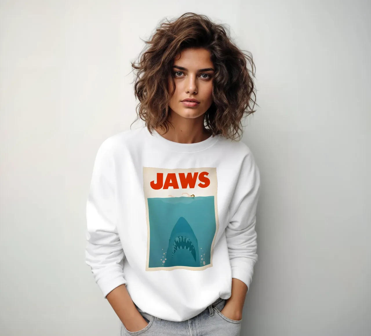 Jaws Movie sweatshirt van Attaboy Dsgn