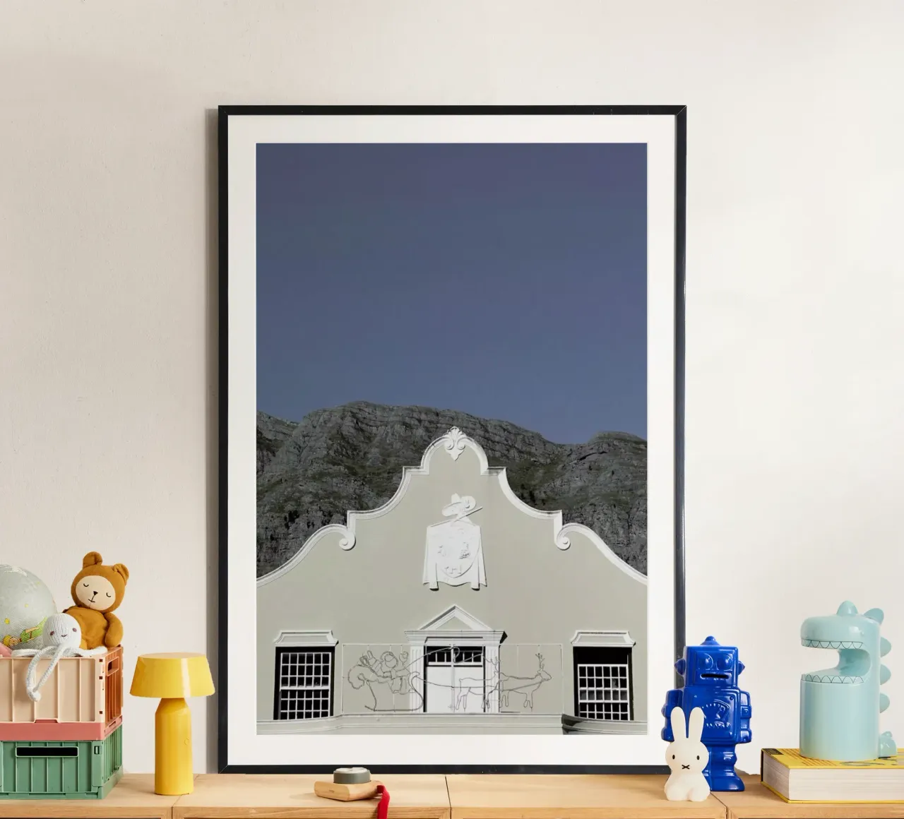 Mainstream (Franschoek, South Africa) poster con telaio in plastica da Ballack Art House