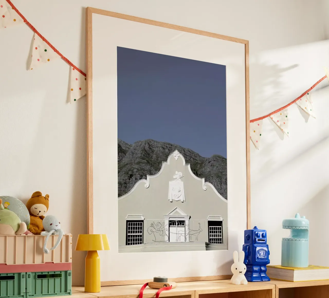 Mainstream (Franschoek, South Africa) poster con telaio in plastica da Ballack Art House
