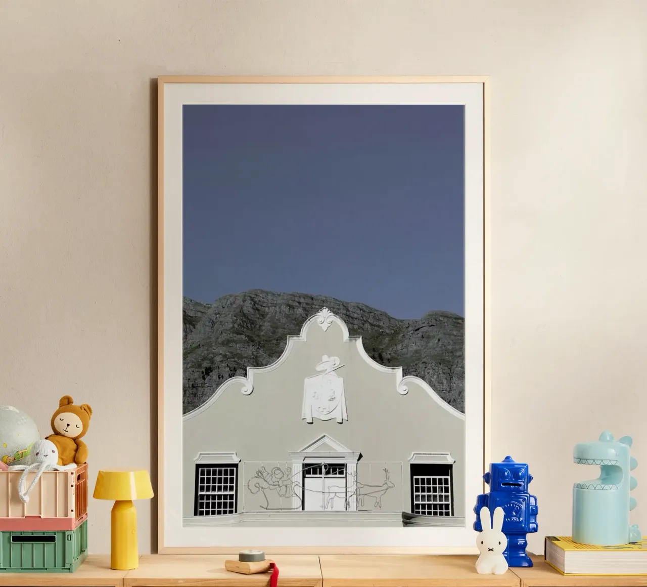 Mainstream (Franschoek, South Africa) poster con telaio in plastica da Ballack Art House