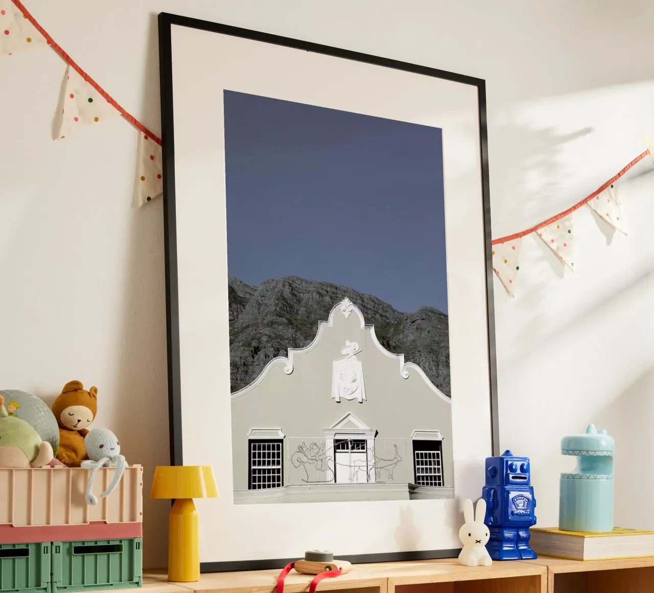 Mainstream (Franschoek, South Africa) poster con telaio in plastica da Ballack Art House