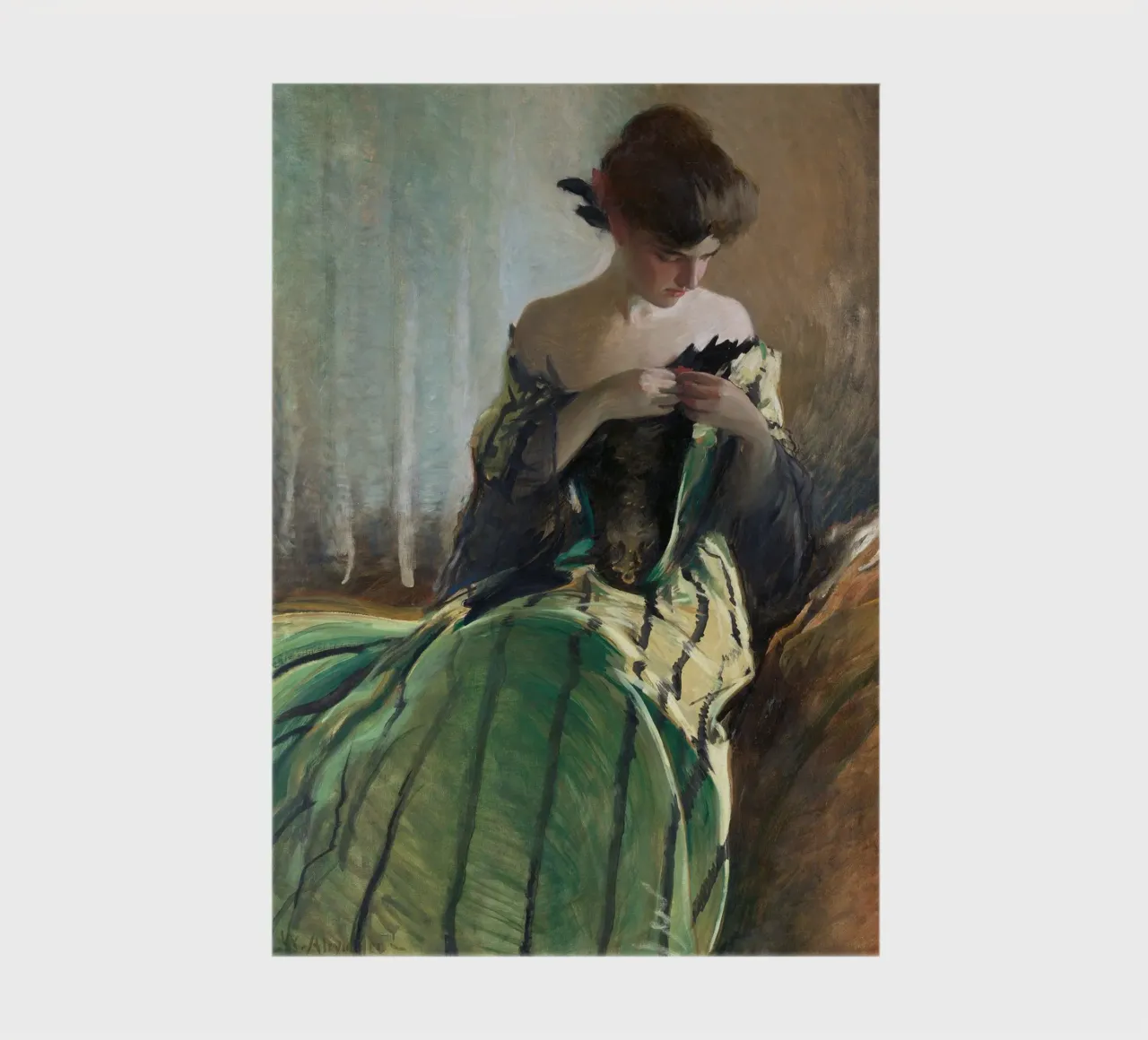Study in Black and Green diario da apoloprints