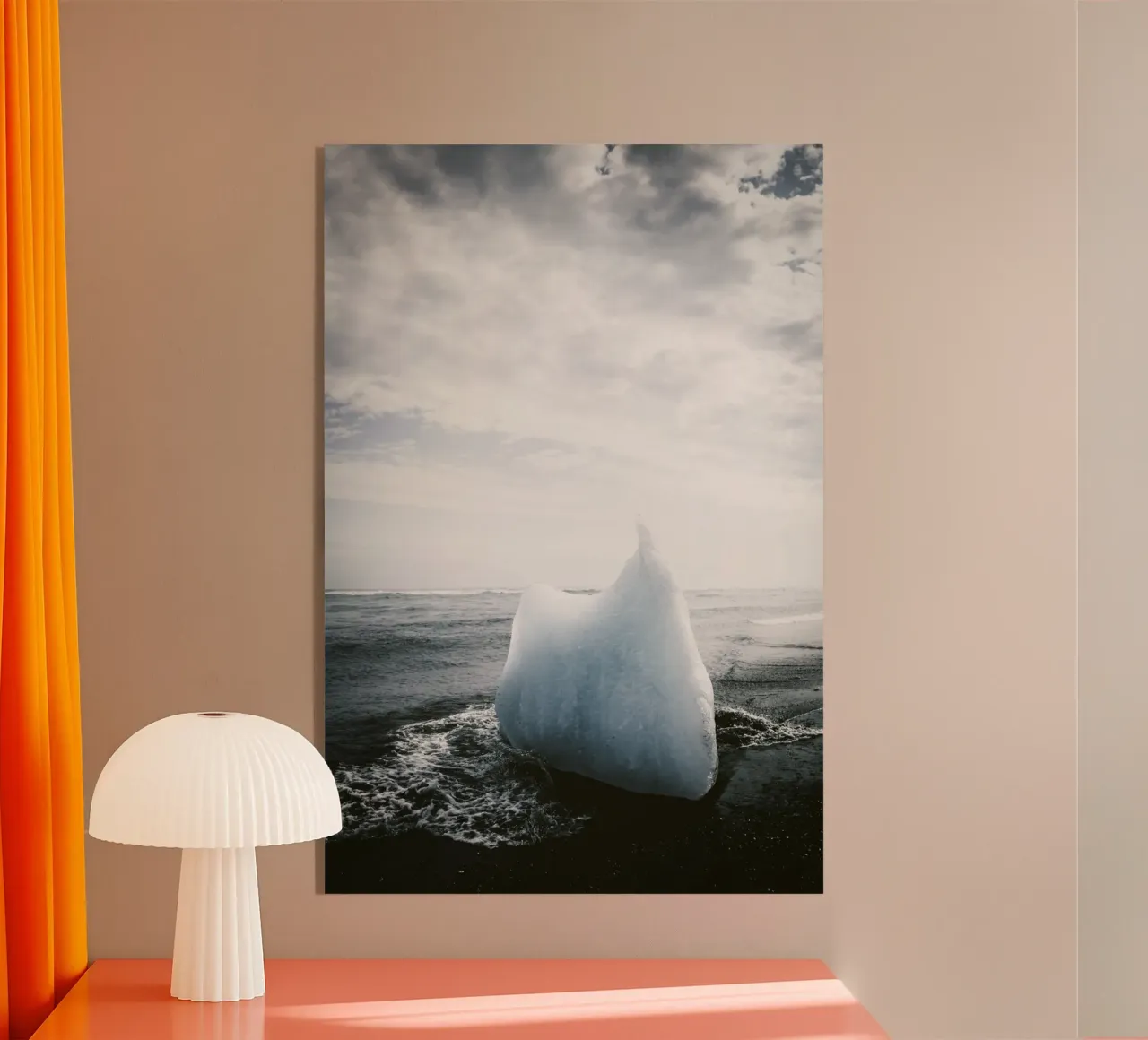 Iceberg a Diamond Beach in Islanda plexiglass da thetraveller