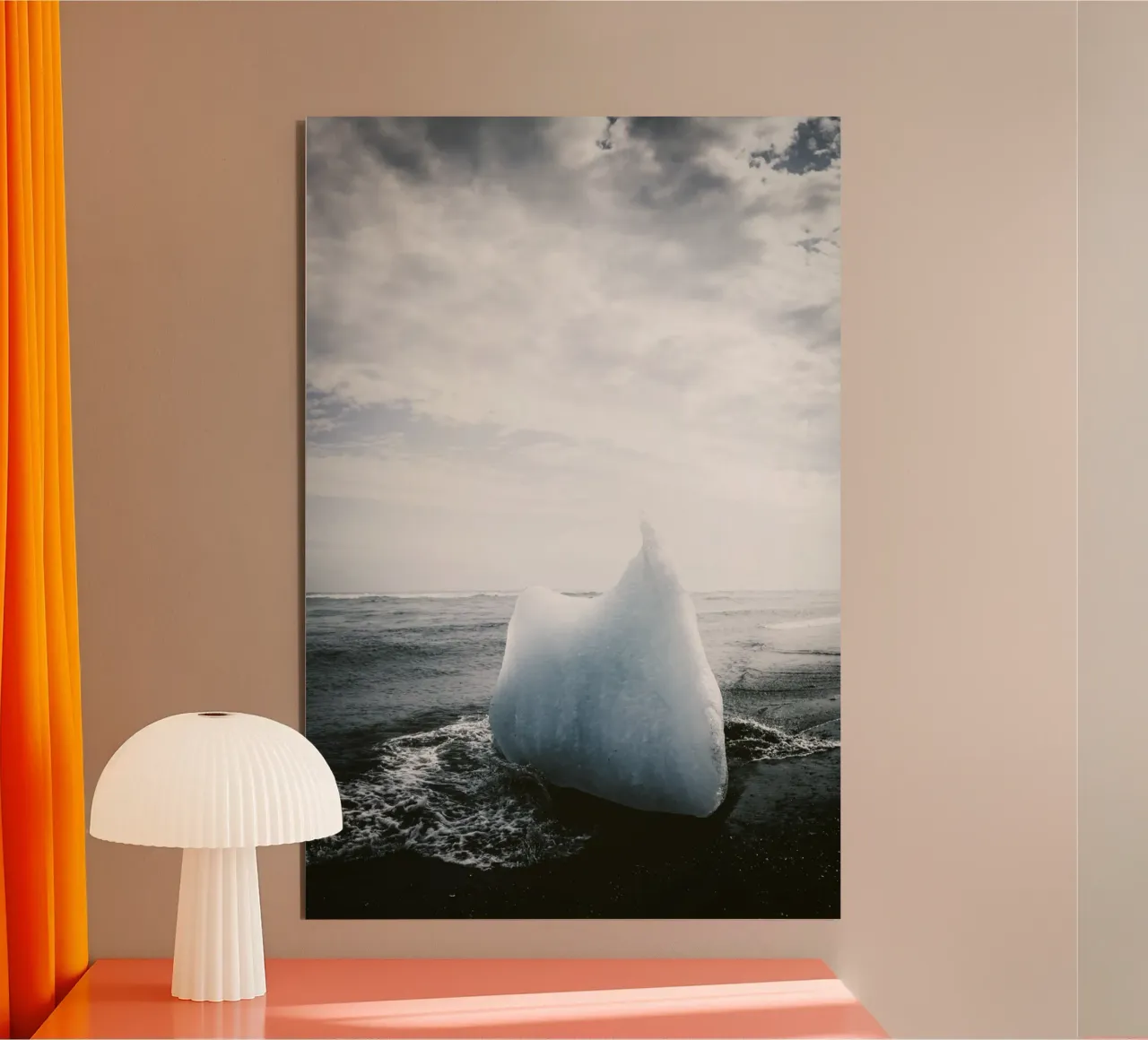 Iceberg a Diamond Beach in Islanda alluminio dibond da thetraveller