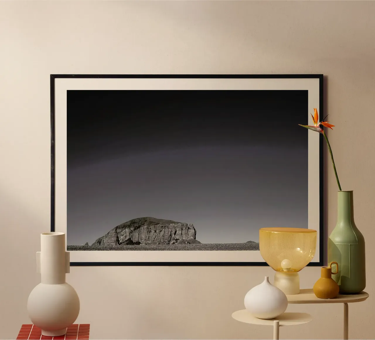 Waiting For (South Africa) poster con telaio in legno da Ballack Art House