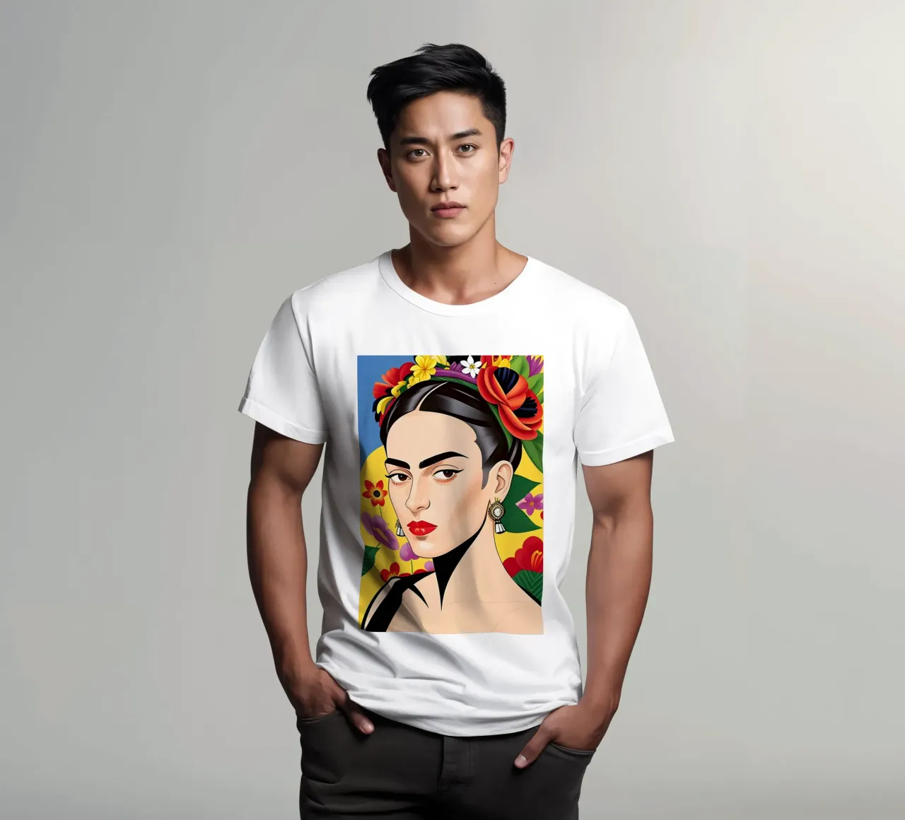 Dopamine Frida Kahlo t-shirt by ART DECO