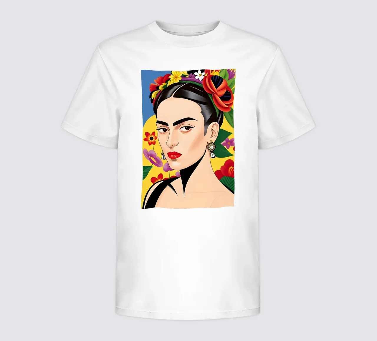 Dopamine Frida Kahlo kids t-shirt by ART DECO