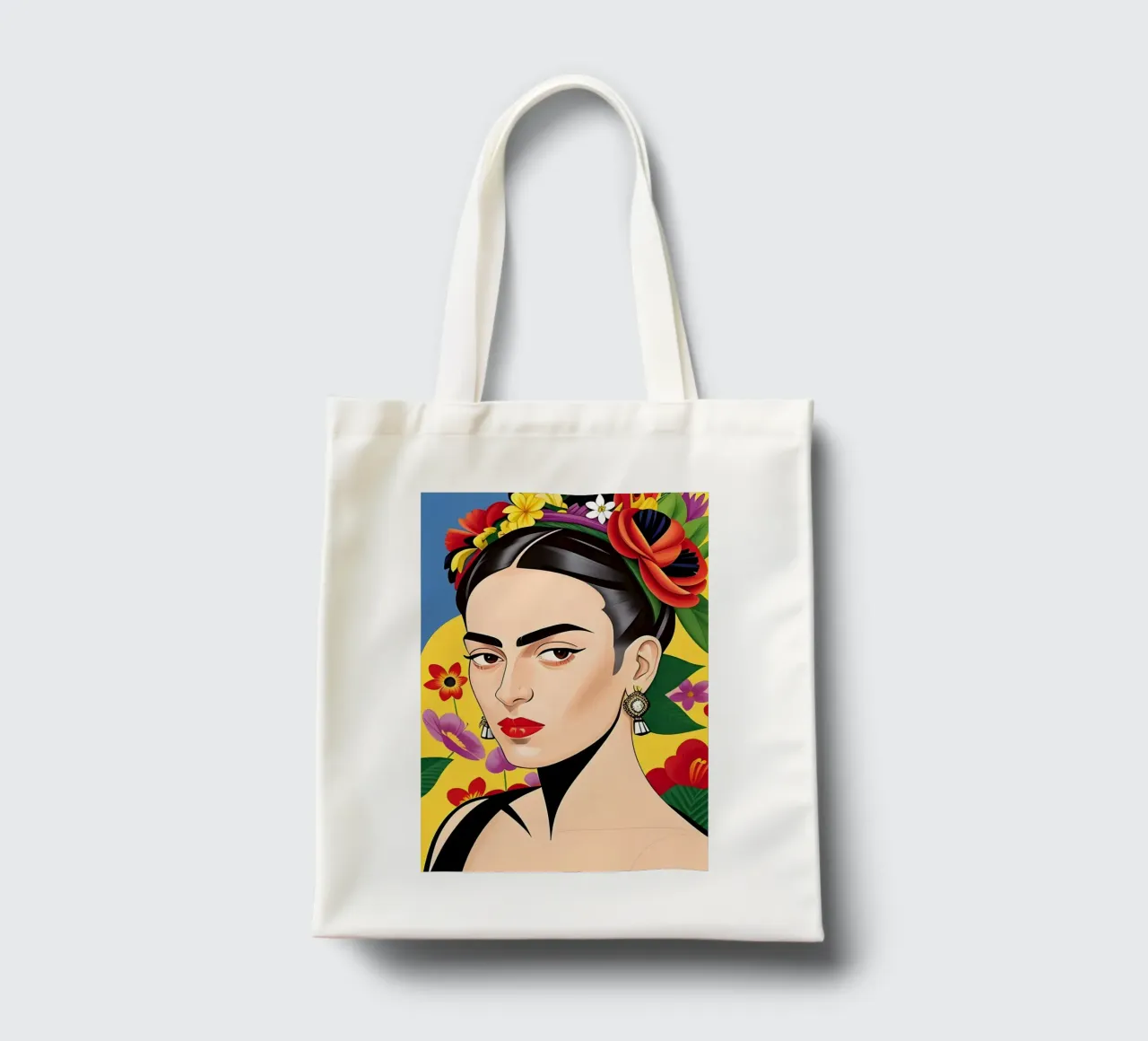 Dopamine Frida Kahlo tote bag by ART DECO